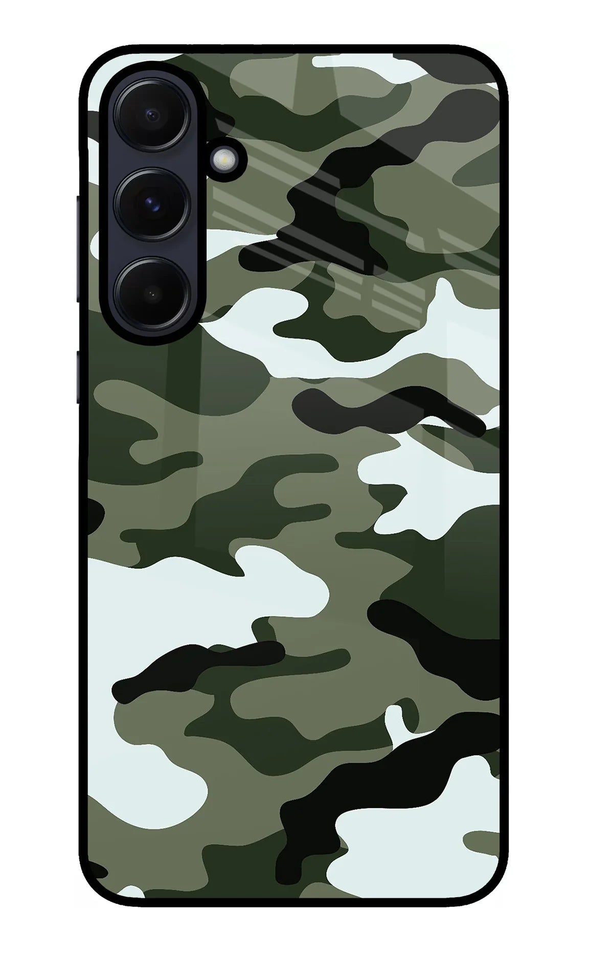 Camouflage Samsung A55 5G Glass Case - Camouflage Samsung A55 5G Glass Case Camouflage Samsung A55 5G Glass Case