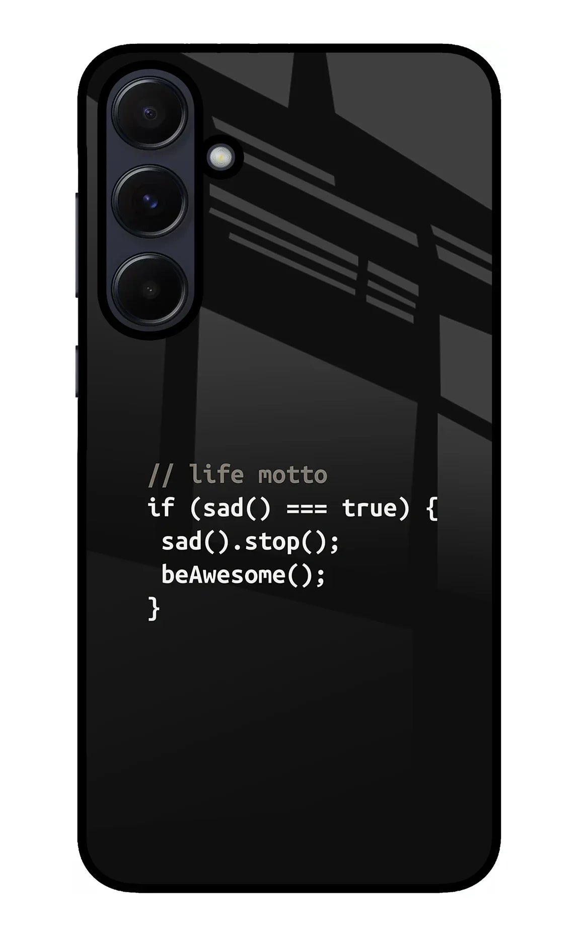 Life Motto Code Samsung A55 5G Glass Case - Life Motto Code Samsung A55 5G Glass Case Life Motto Code Samsung A55 5G Glass Case