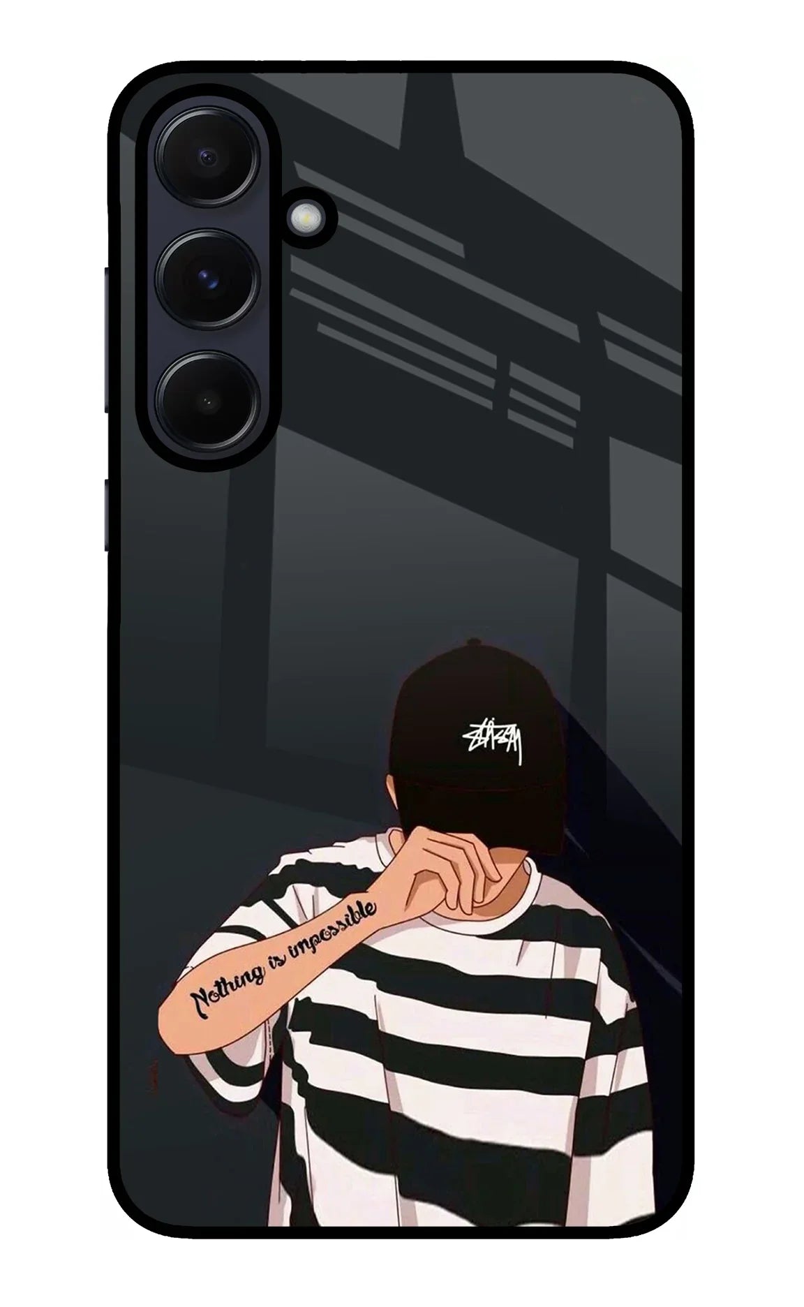 Aesthetic Boy Samsung A55 5G Glass Case - Aesthetic Boy Samsung A55 5G Glass Case Aesthetic Boy Samsung A55 5G Glass Case