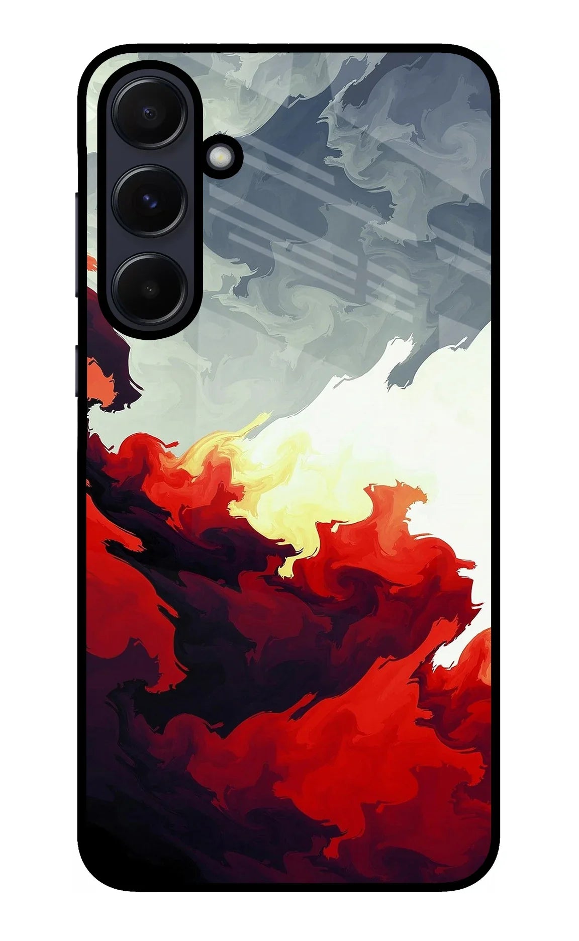 Fire Cloud Samsung A55 5G Glass Case - Fire Cloud Samsung A55 5G Glass Case Fire Cloud Samsung A55 5G Glass Case
