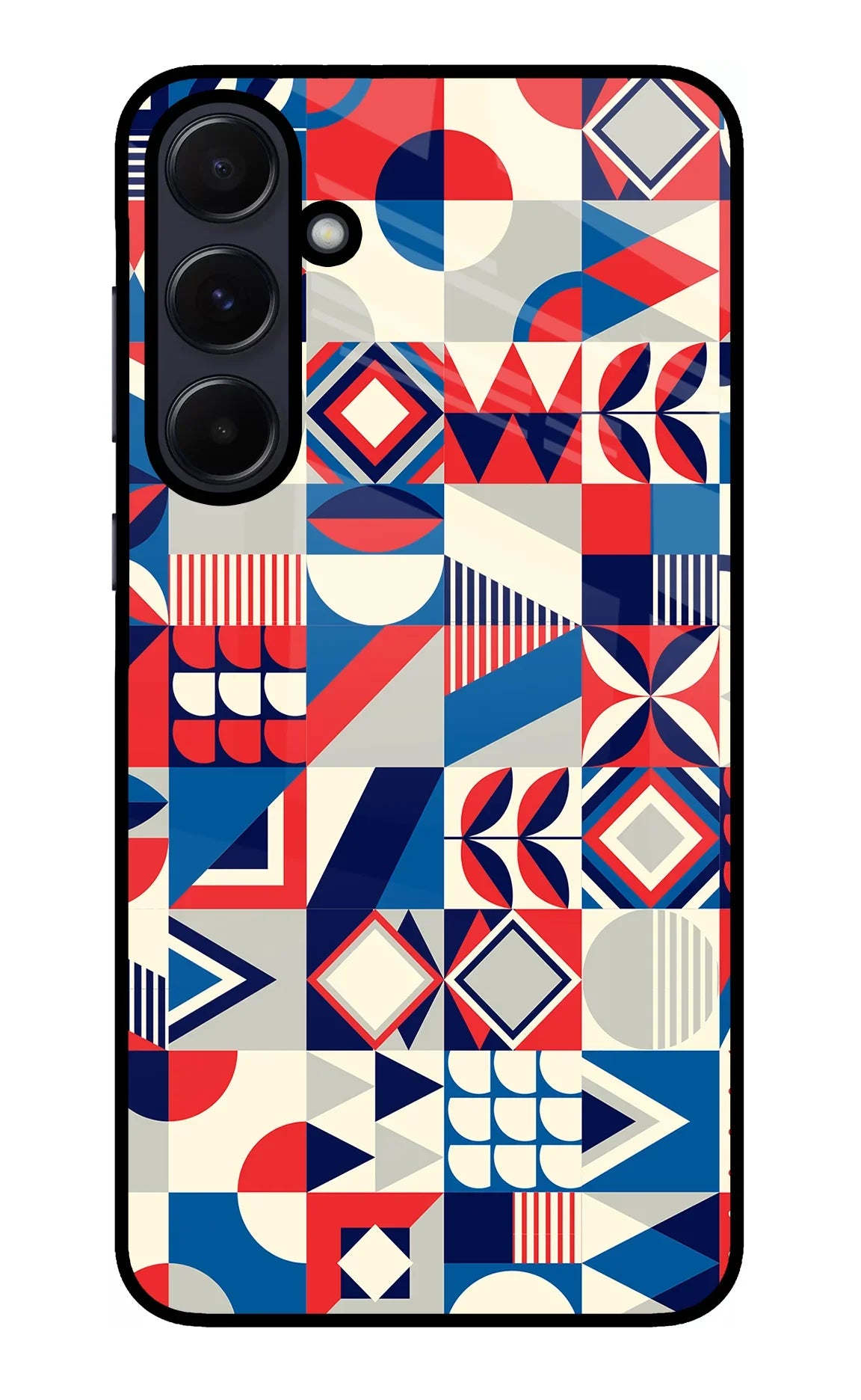 Colorful Pattern Samsung A55 5G Glass Case - Colorful Pattern Samsung A55 5G Glass Case Colorful Pattern Samsung A55 5G Glass Case