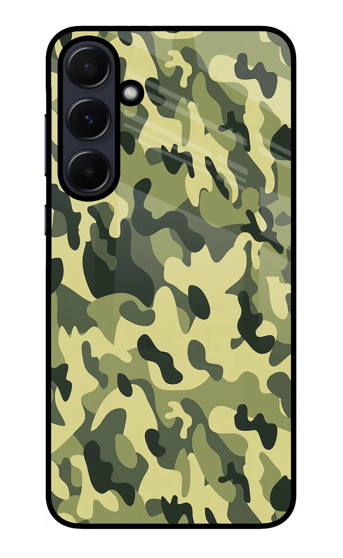 Camouflage Samsung A55 5G Glass Case - Camouflage Samsung A55 5G Glass Case Camouflage Samsung A55 5G Glass Case