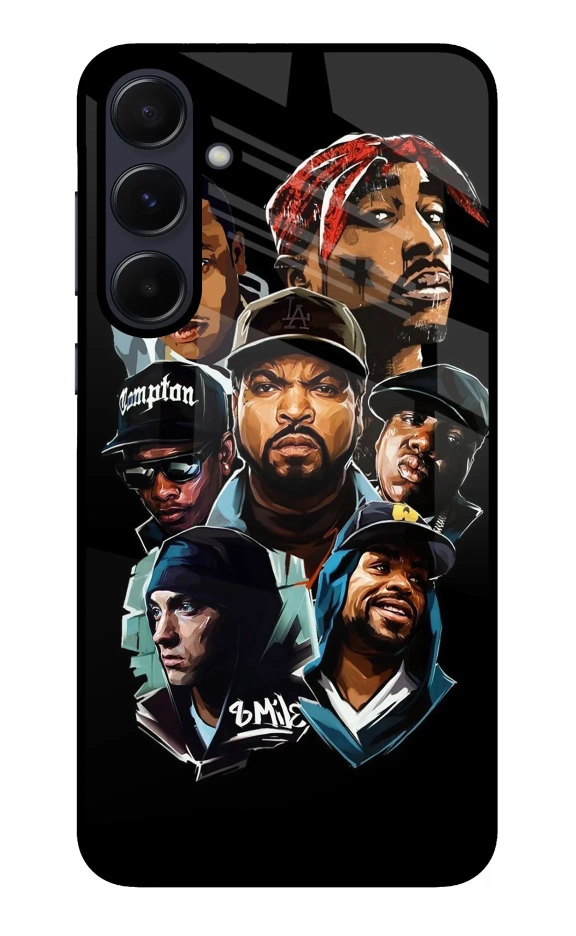 Rappers Samsung A55 5G Glass Case - Rappers Samsung A55 5G Glass Case Rappers Samsung A55 5G Glass Case