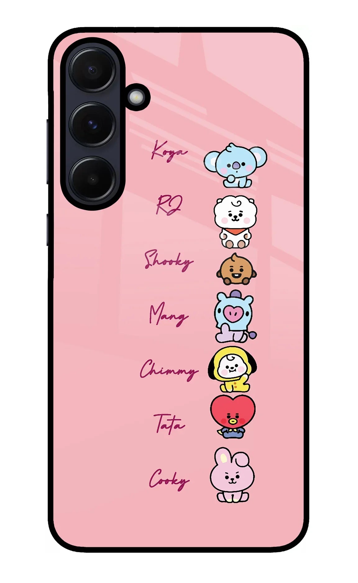 BTS names Samsung A55 5G Glass Case - BTS names Samsung A55 5G Glass Case BTS names Samsung A55 5G Glass Case