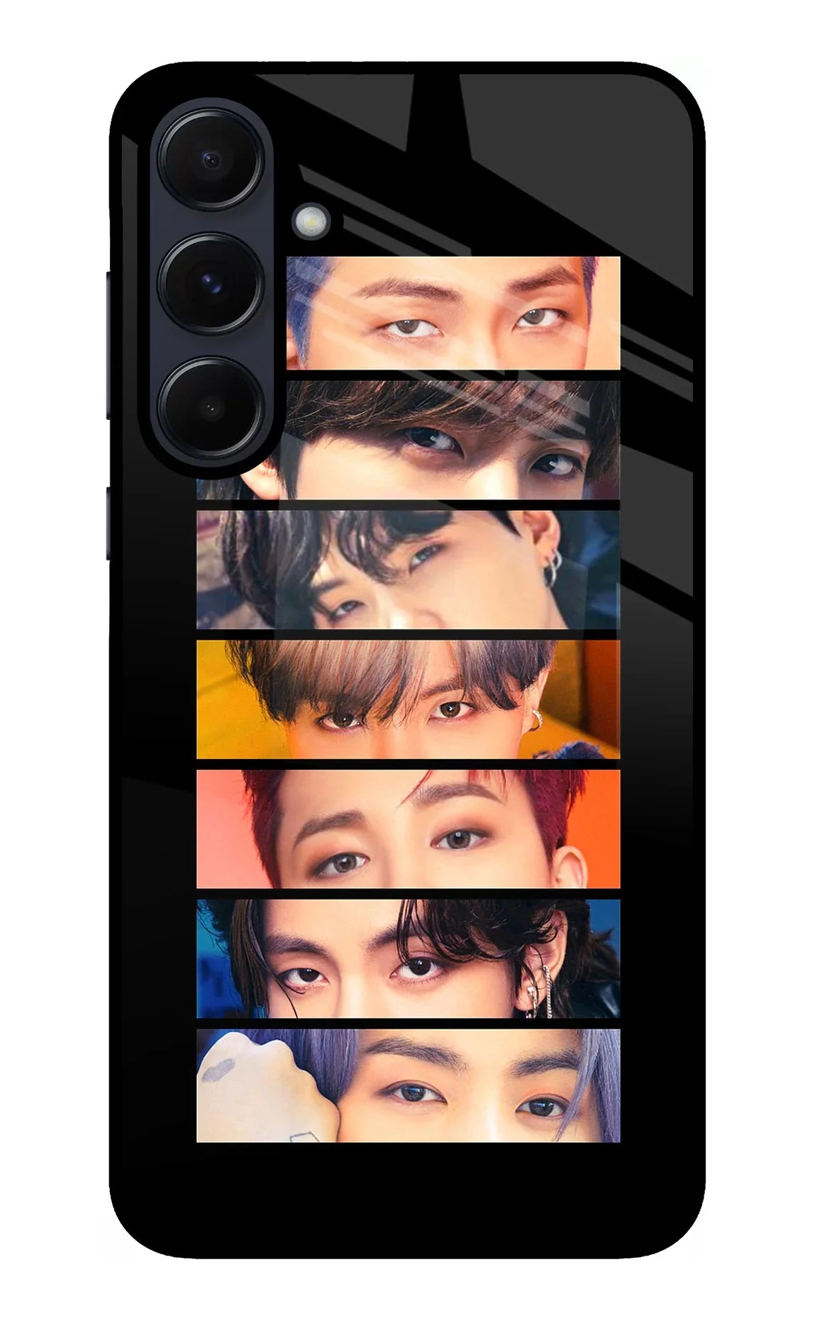 BTS Eyes Samsung A55 5G Glass Case - BTS Eyes Samsung A55 5G Glass Case BTS Eyes Samsung A55 5G Glass Case