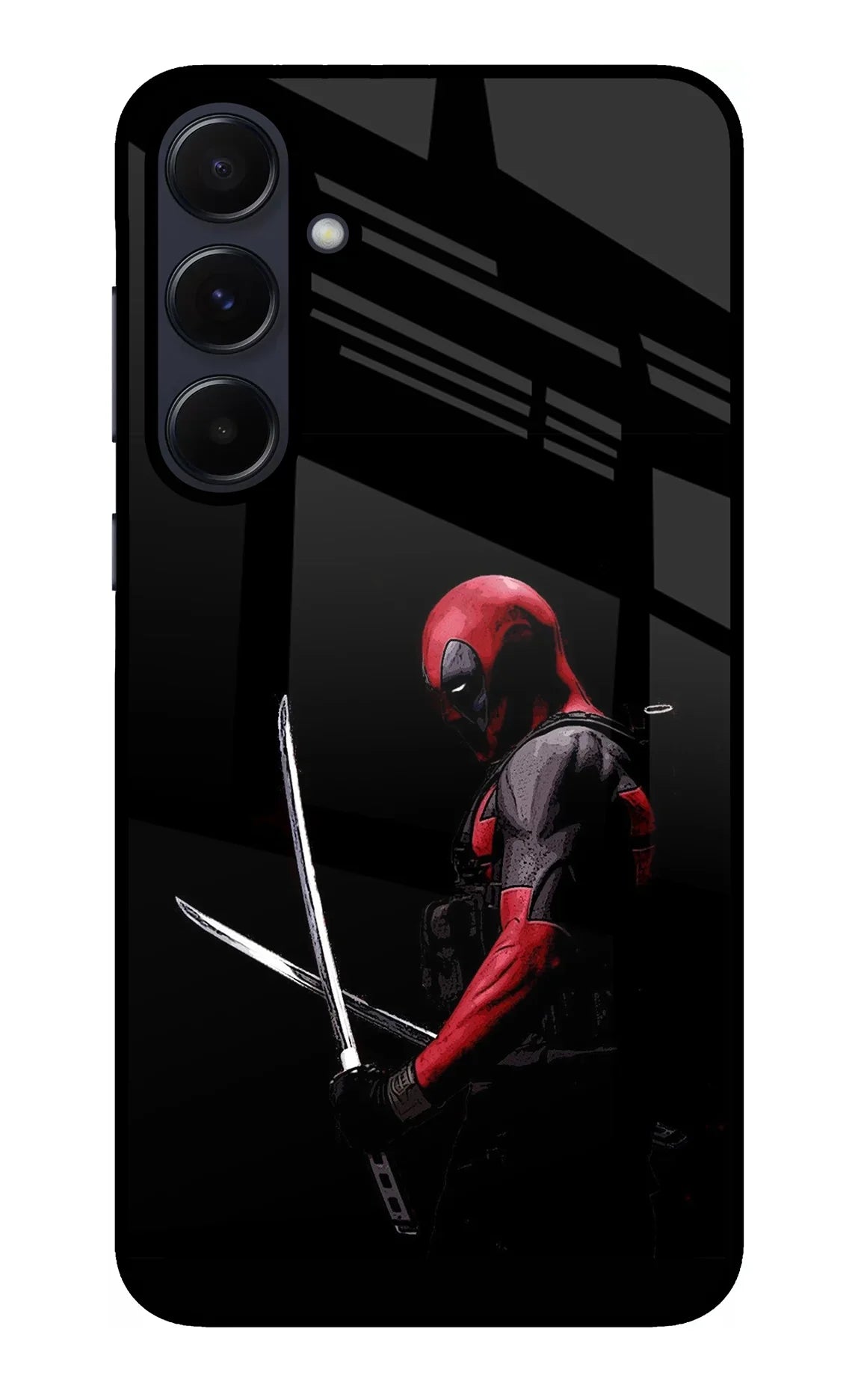 Deadpool Samsung A55 5G Glass Case - Deadpool Samsung A55 5G Glass Case Deadpool Samsung A55 5G Glass Case