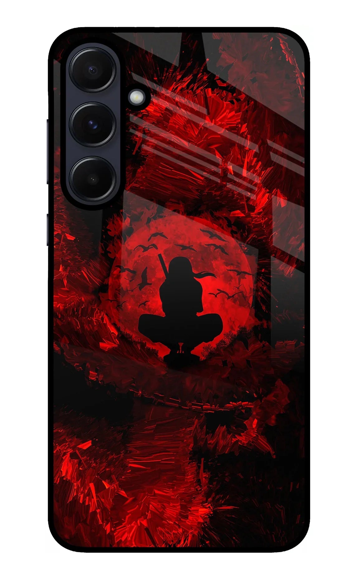 Itachi Uchiha Samsung A55 5G Glass Case - Itachi Uchiha Samsung A55 5G Glass Case Itachi Uchiha Samsung A55 5G Glass Case