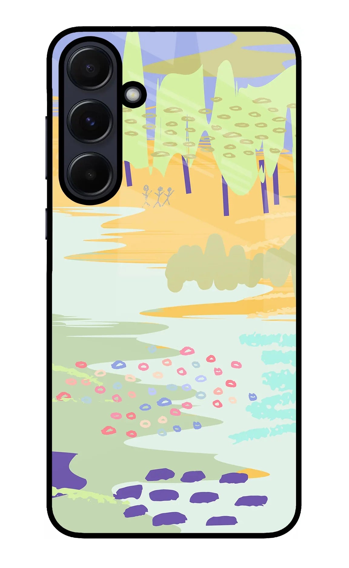 Scenery Samsung A55 5G Glass Case - Scenery Samsung A55 5G Glass Case Scenery Samsung A55 5G Glass Case