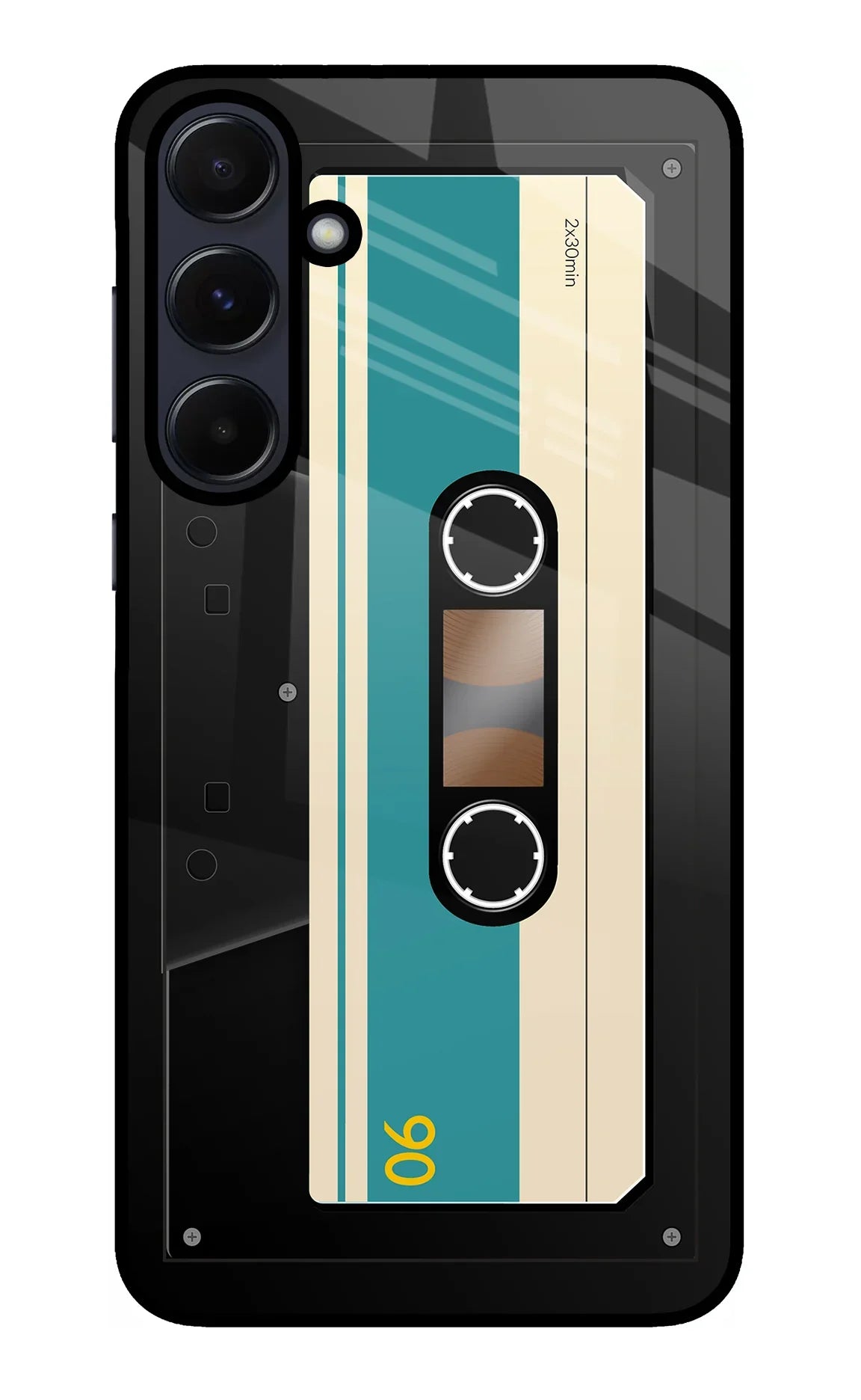 Cassette Samsung A55 5G Glass Case - Cassette Samsung A55 5G Glass Case Cassette Samsung A55 5G Glass Case