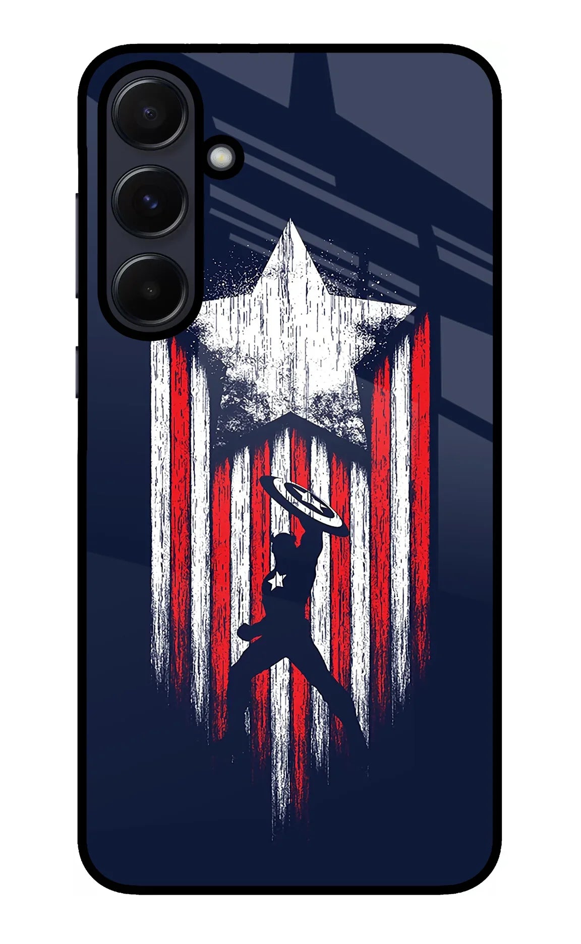 Captain America Marvel Art Samsung A55 5G Glass Case - Captain America Marvel Art Samsung A55 5G Glass Case Captain America Marvel Art Samsung A55 5G Glass Case