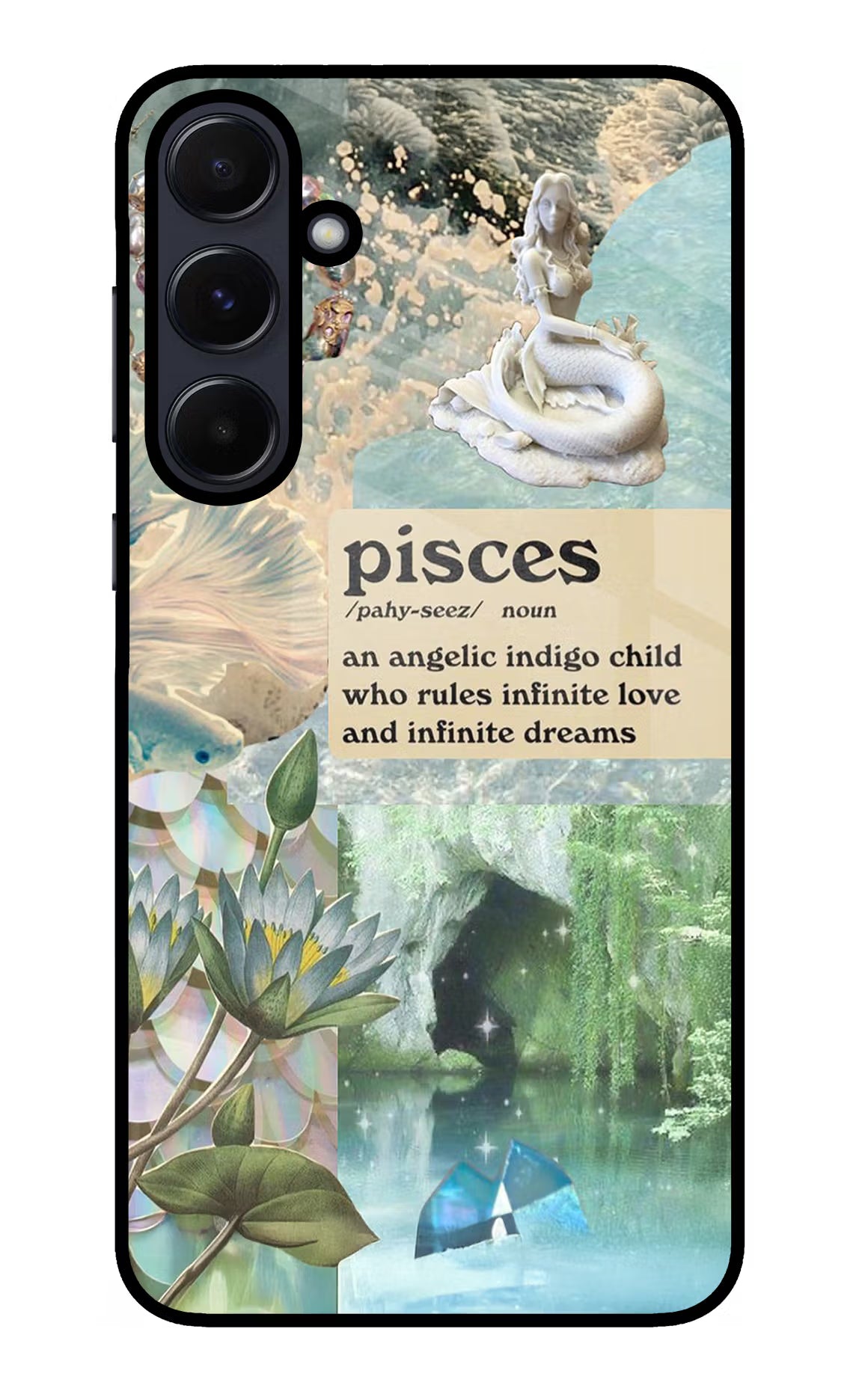 Pisces Zodiac Samsung A55 5G Glass Case - Pisces Zodiac Samsung A55 5G Glass Case Pisces Zodiac Samsung A55 5G Glass Case