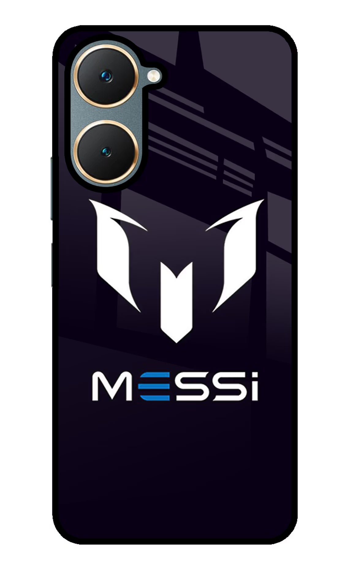 Messi Logo Vivo Y18/Y18e Glass Case - Messi Logo Vivo Y18/Y18e Glass Case Messi Logo Vivo Y18/Y18e Glass Case