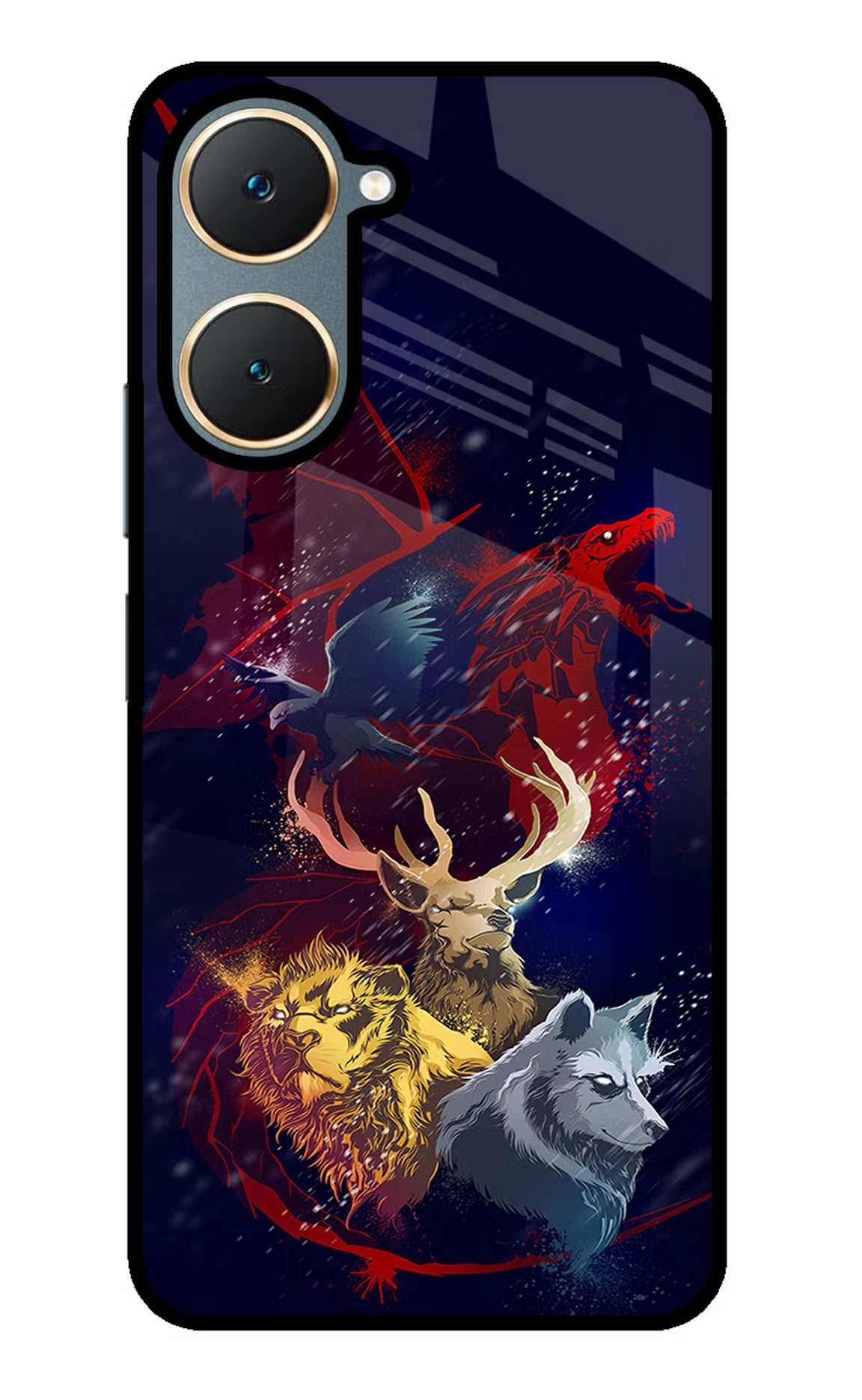 Game Of Thrones Vivo Y18/Y18e Glass Case - Game Of Thrones Vivo Y18/Y18e Glass Case Game Of Thrones Vivo Y18/Y18e Glass Case