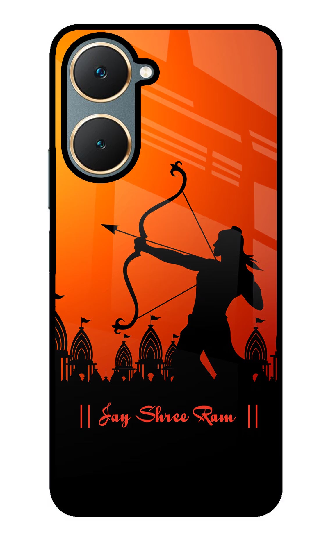 Lord Ram - 4 Vivo Y18/Y18e Glass Case - Lord Ram - 4 Vivo Y18/Y18e Glass Case Lord Ram - 4 Vivo Y18/Y18e Glass Case