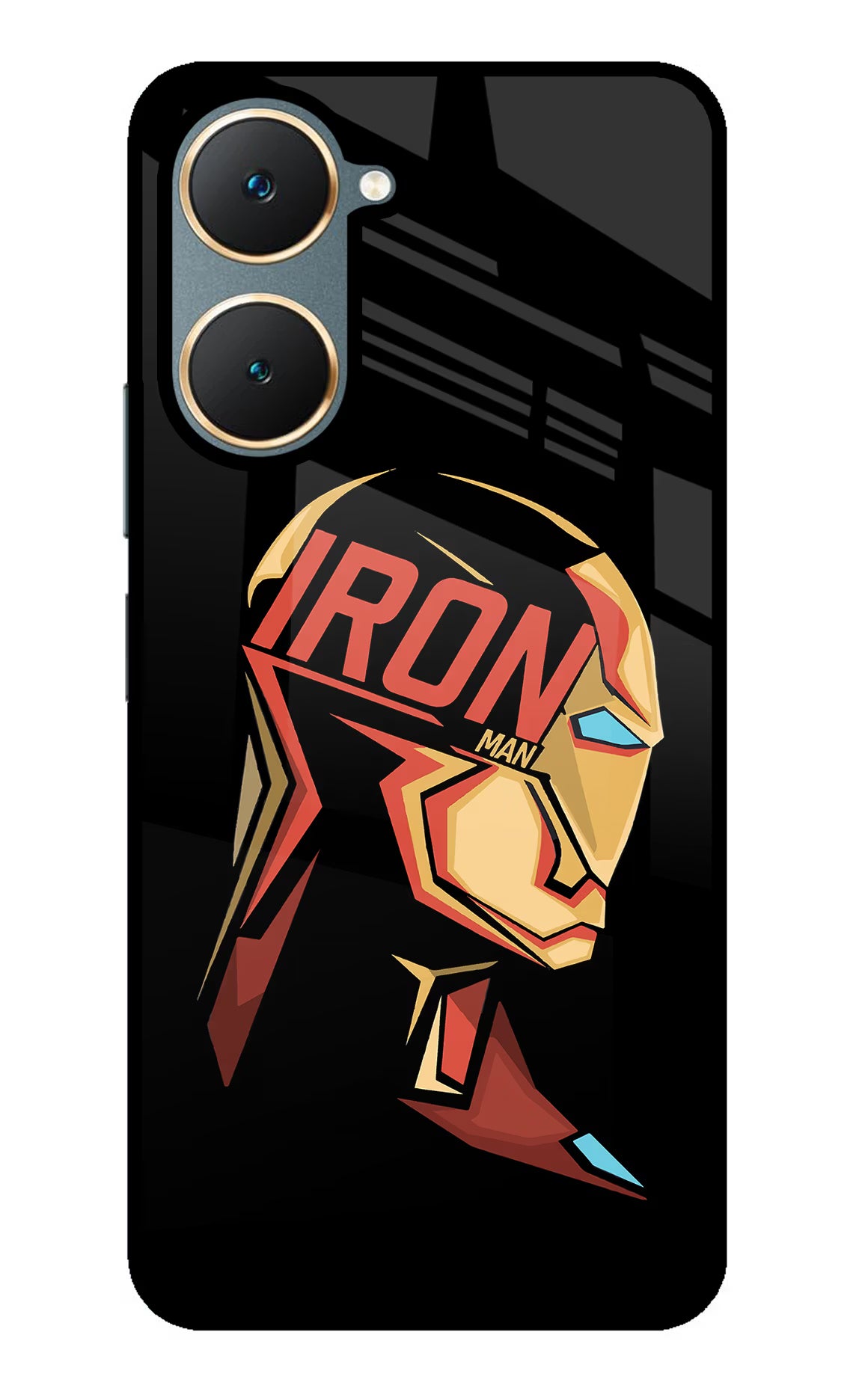 IronMan Vivo Y18/Y18e Glass Case - IronMan Vivo Y18/Y18e Glass Case IronMan Vivo Y18/Y18e Glass Case