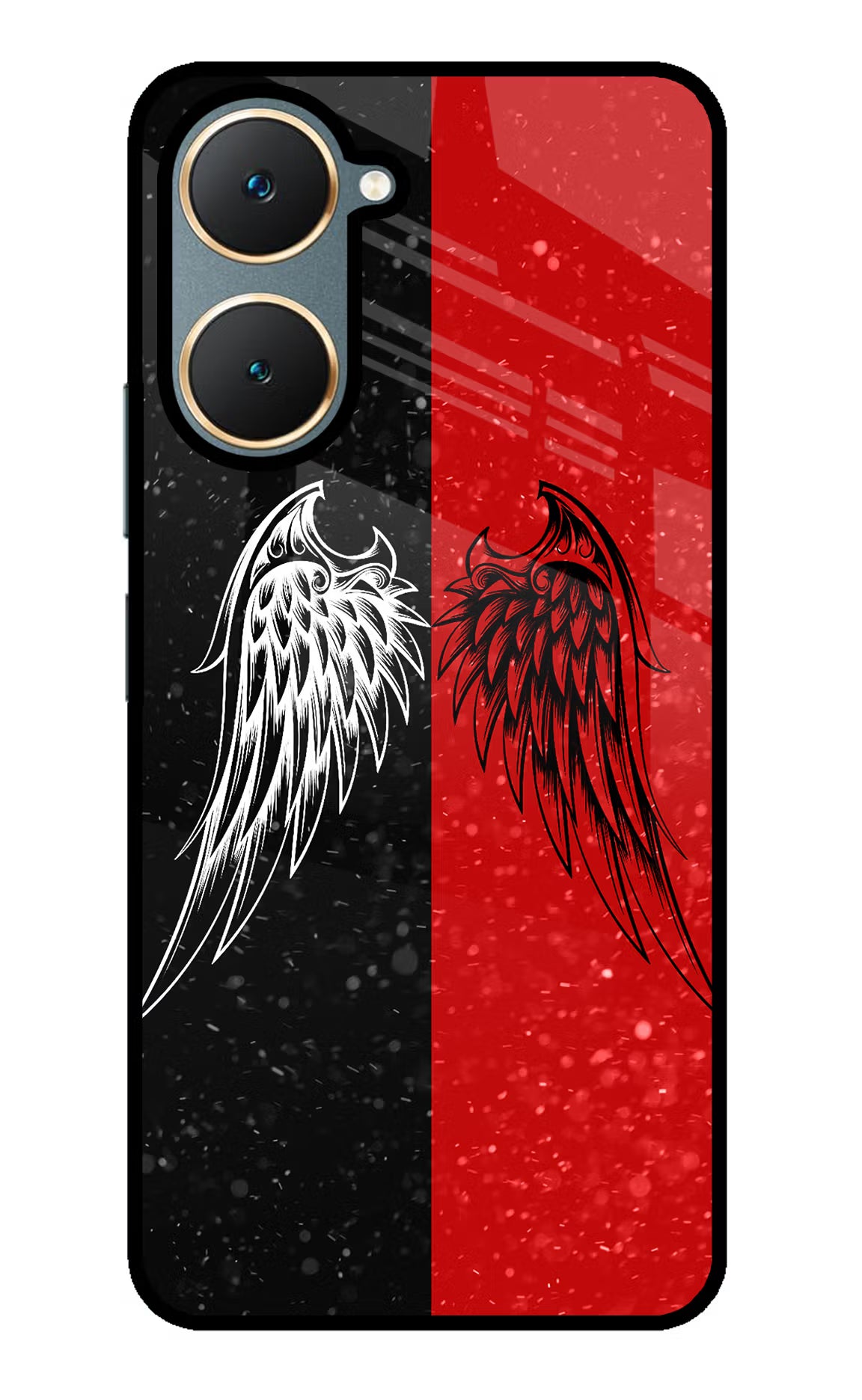 Wings Vivo Y18/Y18e Glass Case - Wings Vivo Y18/Y18e Glass Case Wings Vivo Y18/Y18e Glass Case