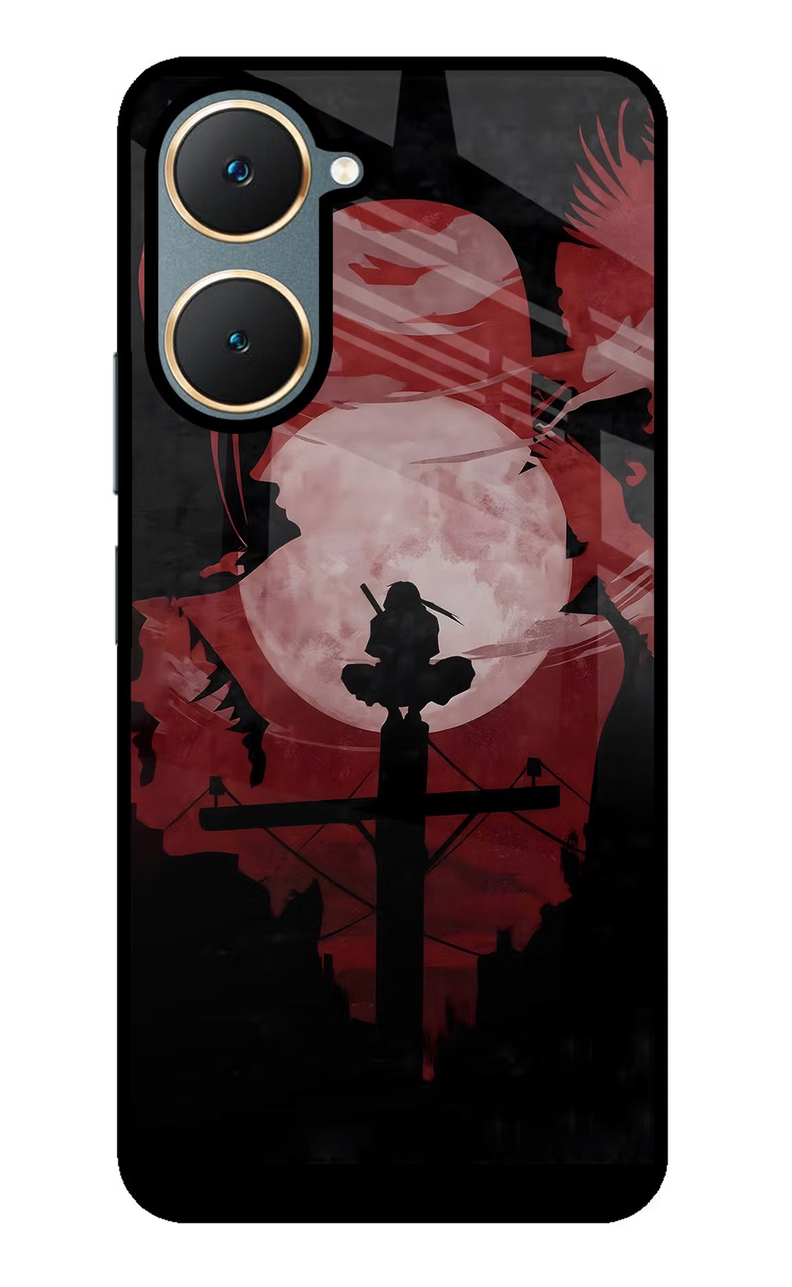Naruto Anime Vivo Y18/Y18e Glass Case - Naruto Anime Vivo Y18/Y18e Glass Case Naruto Anime Vivo Y18/Y18e Glass Case