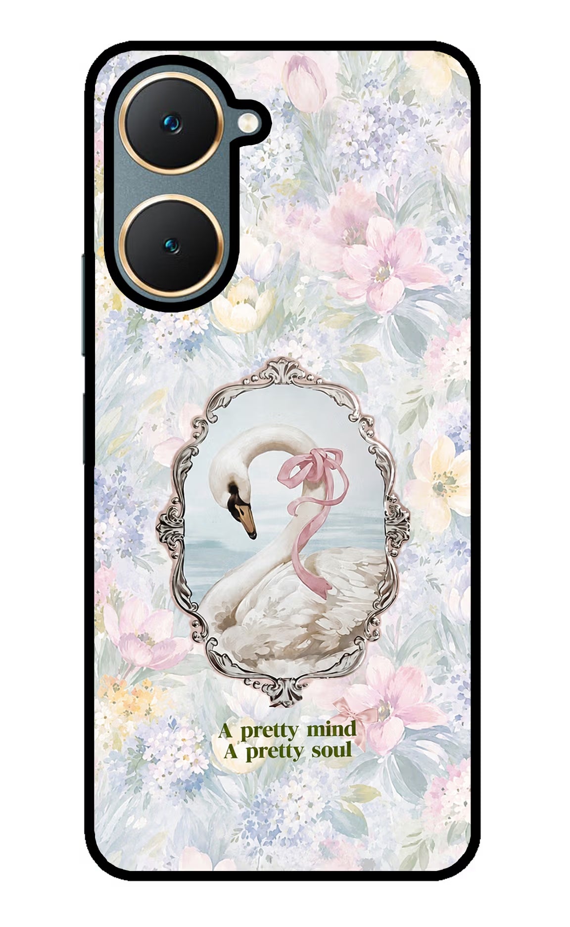 Pretty Mind Pretty Soul Vivo Y18/Y18e Glass Case - Pretty Mind Pretty Soul Vivo Y18/Y18e Glass Case Pretty Mind Pretty Soul Vivo Y18/Y18e Glass Case