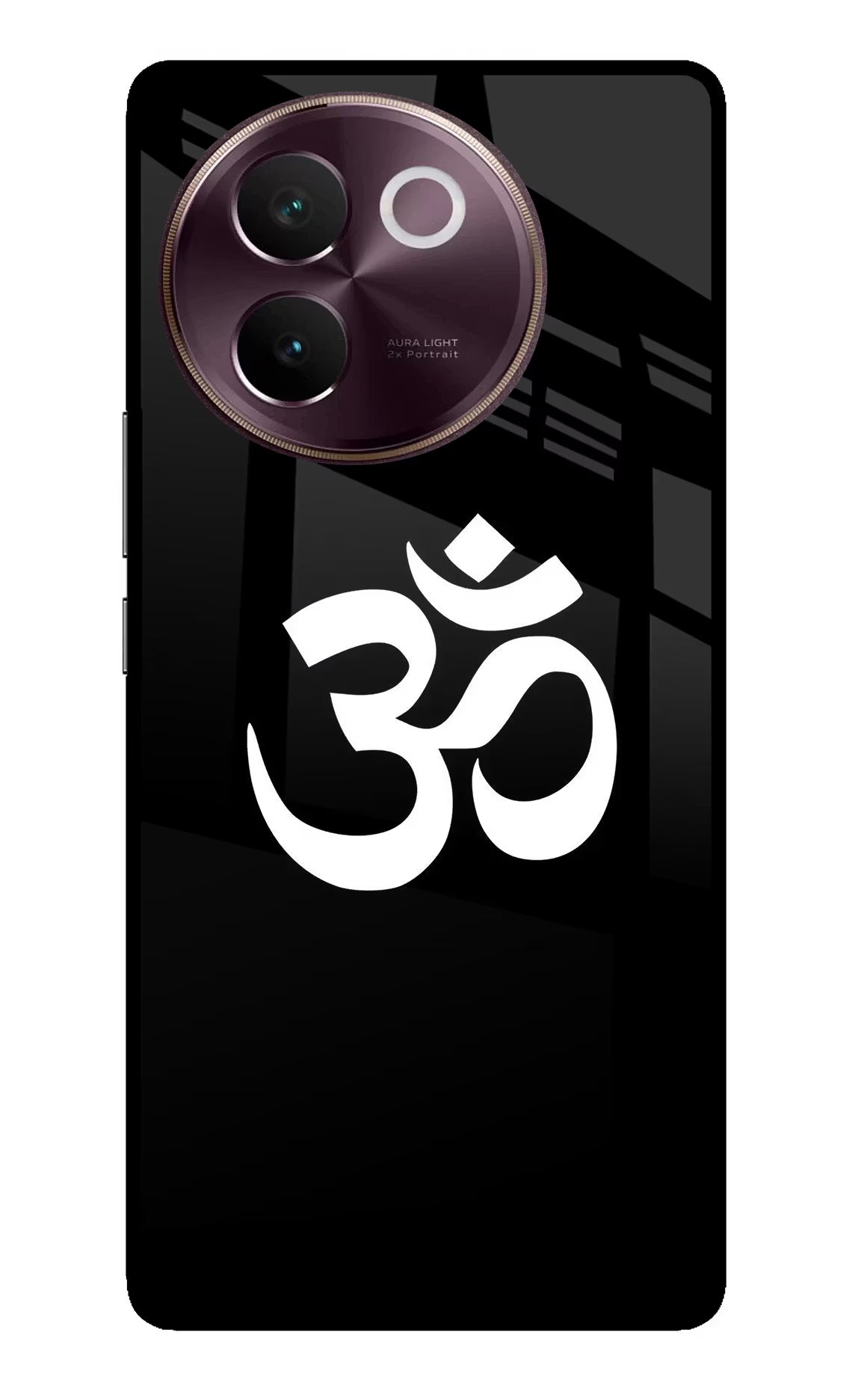 Om Vivo V30e Glass Case - Om Vivo V30e Glass Case Om Vivo V30e Glass Case