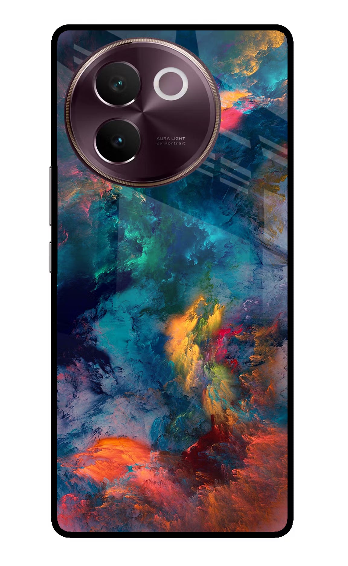 Artwork Paint Vivo V30e Glass Case - Artwork Paint Vivo V30e Glass Case Artwork Paint Vivo V30e Glass Case