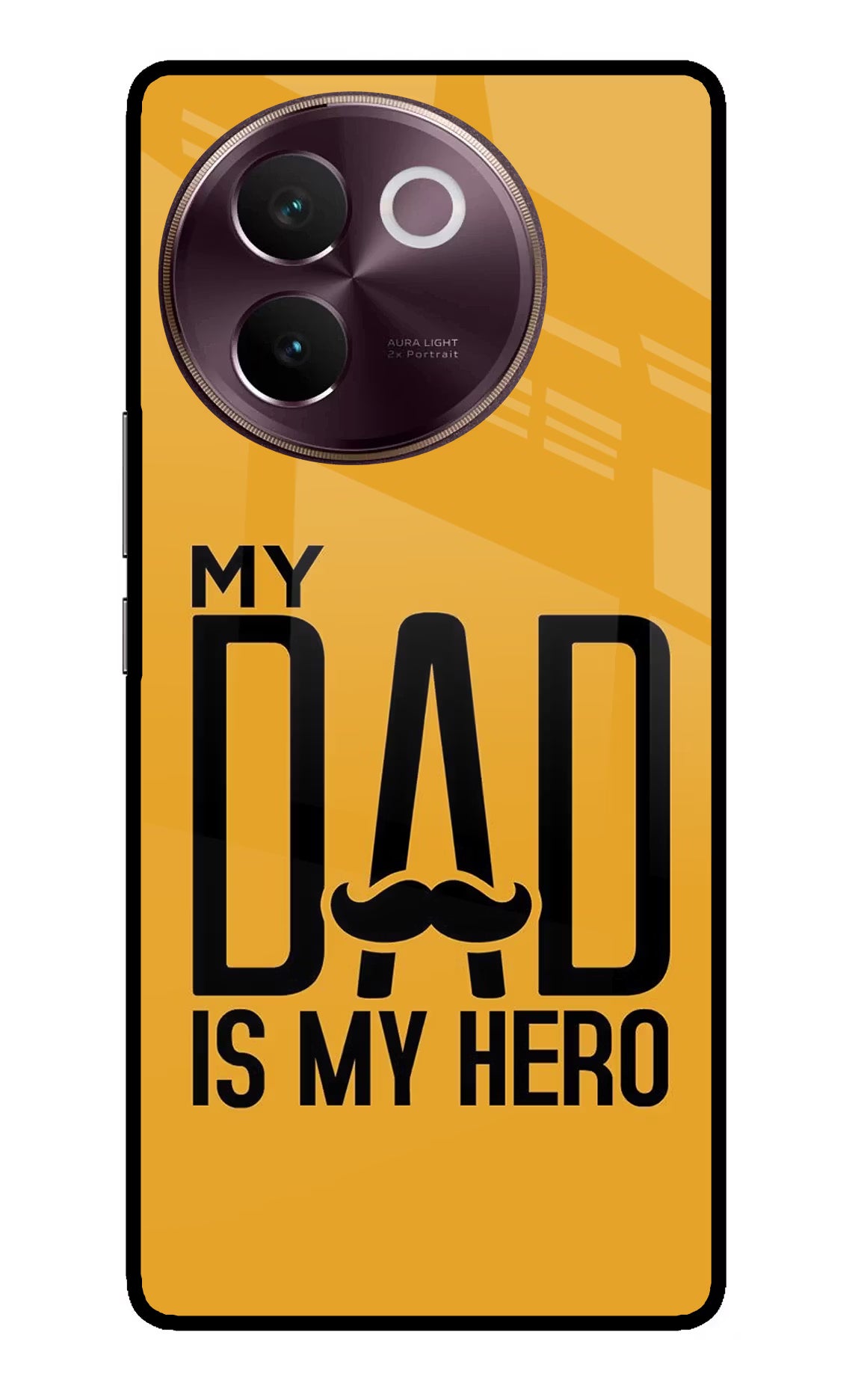 My Dad Is My Hero Vivo V30e Glass Case - My Dad Is My Hero Vivo V30e Glass Case My Dad Is My Hero Vivo V30e Glass Case