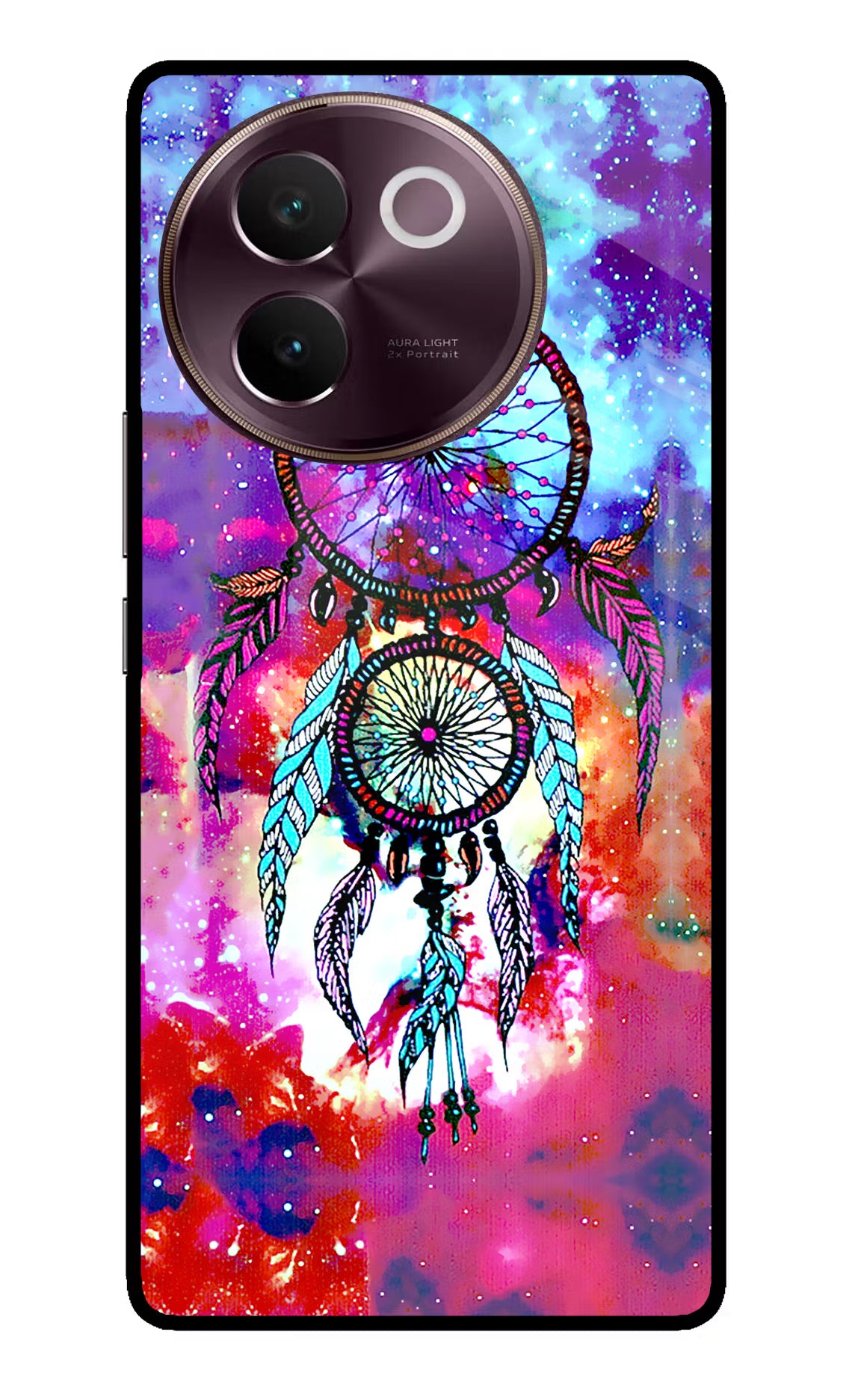 Dream Catcher Abstract Vivo V30e Glass Case - Dream Catcher Abstract Vivo V30e Glass Case Dream Catcher Abstract Vivo V30e Glass Case