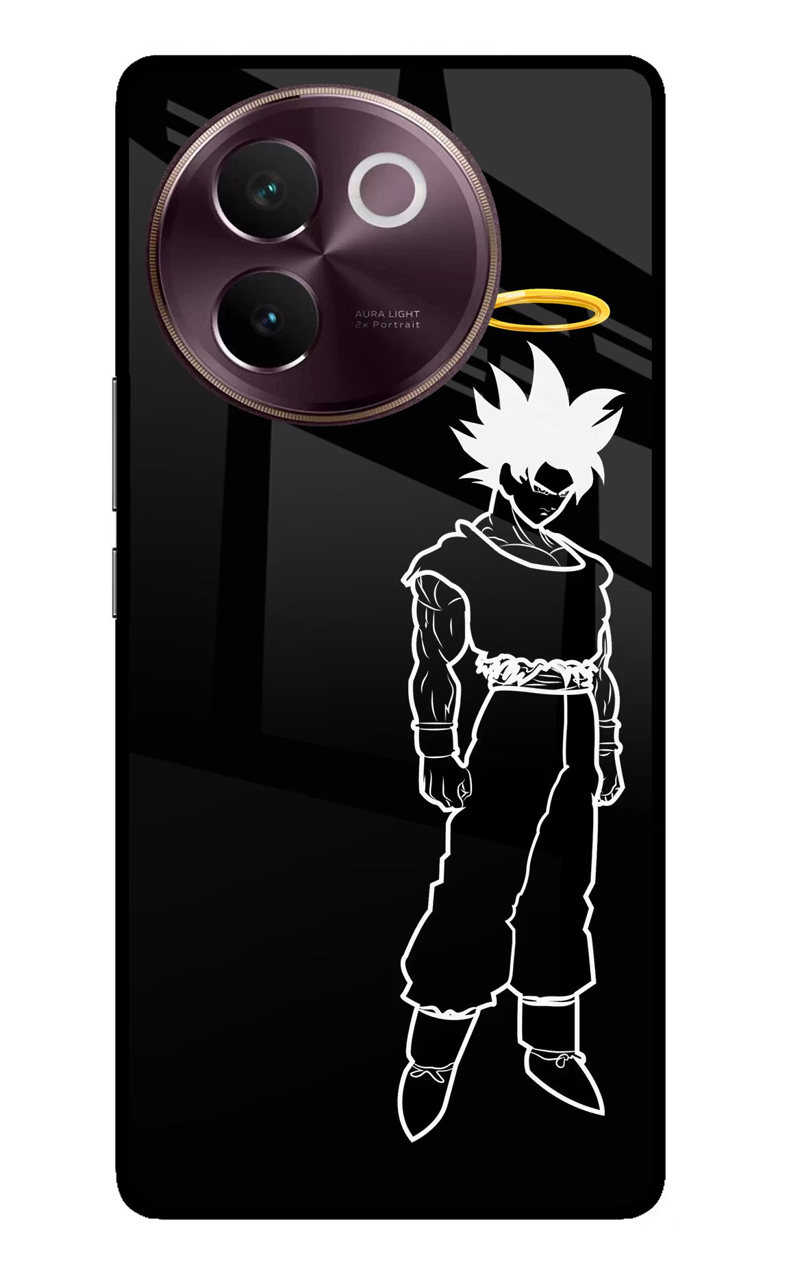 DBS Character Vivo V30e Glass Case - DBS Character Vivo V30e Glass Case DBS Character Vivo V30e Glass Case