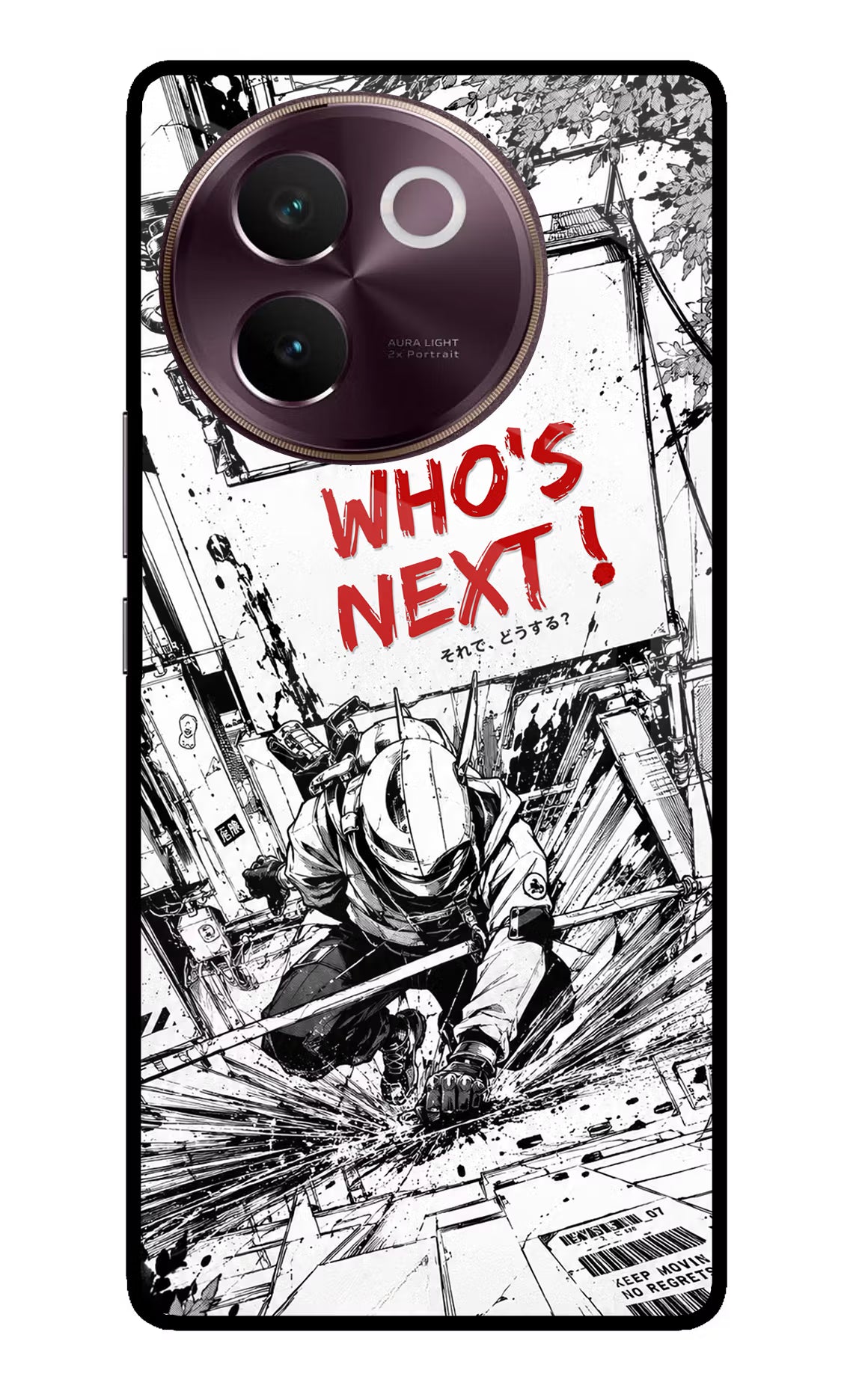 Who's Next Vivo V30e Glass Case - Who's Next Vivo V30e Glass Case Who's Next Vivo V30e Glass Case