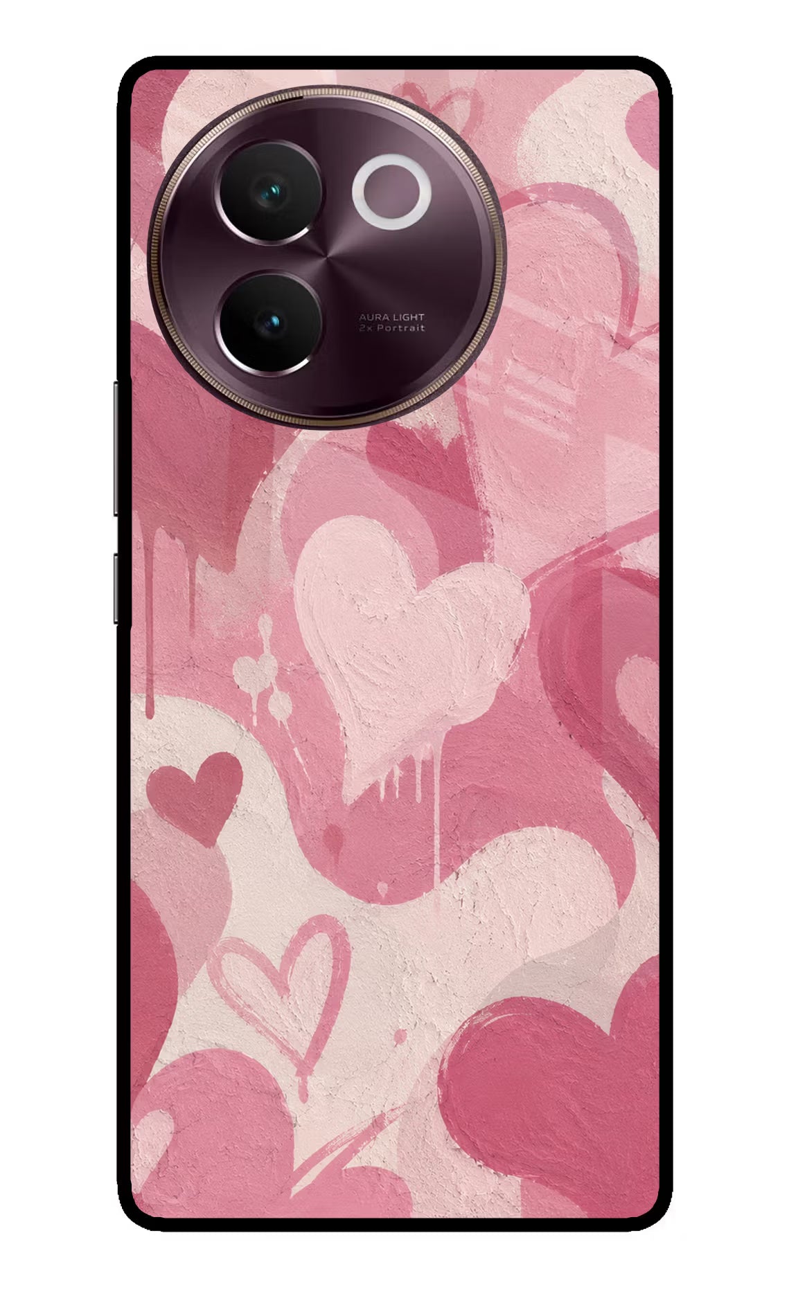 Hearty case Vivo V30e Glass Case - Hearty case Vivo V30e Glass Case Hearty case Vivo V30e Glass Case