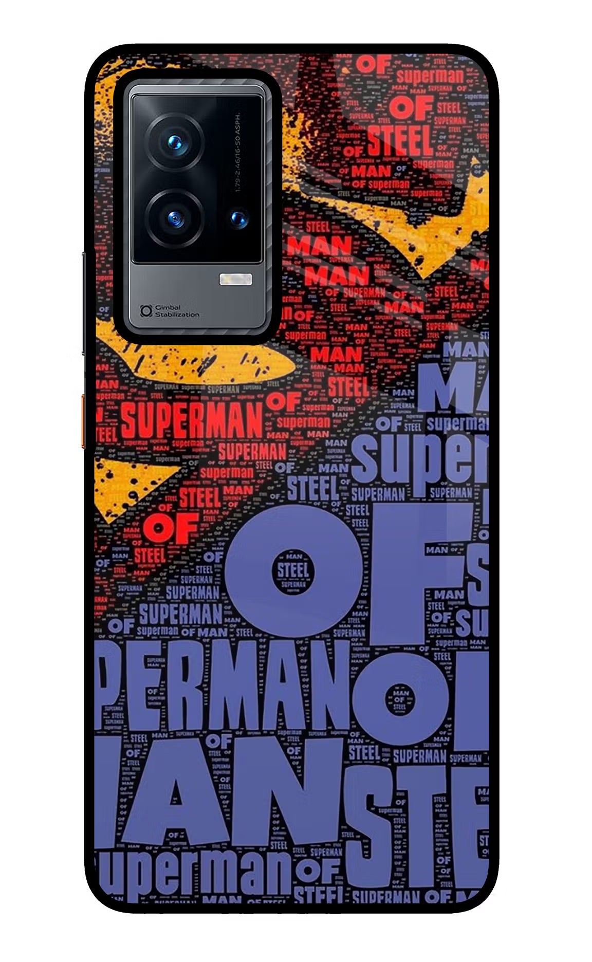 Superman iQOO 9 5G Back Cover - Superman iQOO 9 5G Glass Case Back Cover by Casekaro Superman iQOO 9 5G Glass Case Back Cover by Casekaro