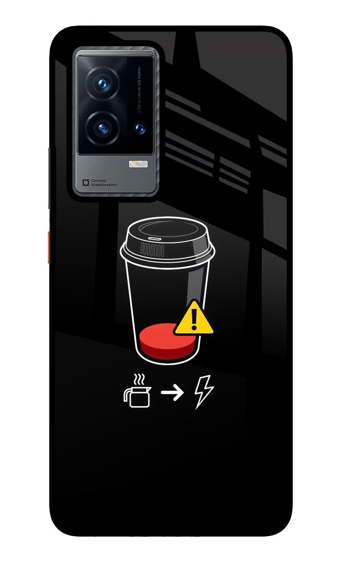 Coffee iQOO 9 5G Back Cover - Coffee iQOO 9 5G Glass Case Back Cover by Casekaro Coffee iQOO 9 5G Glass Case Back Cover by Casekaro