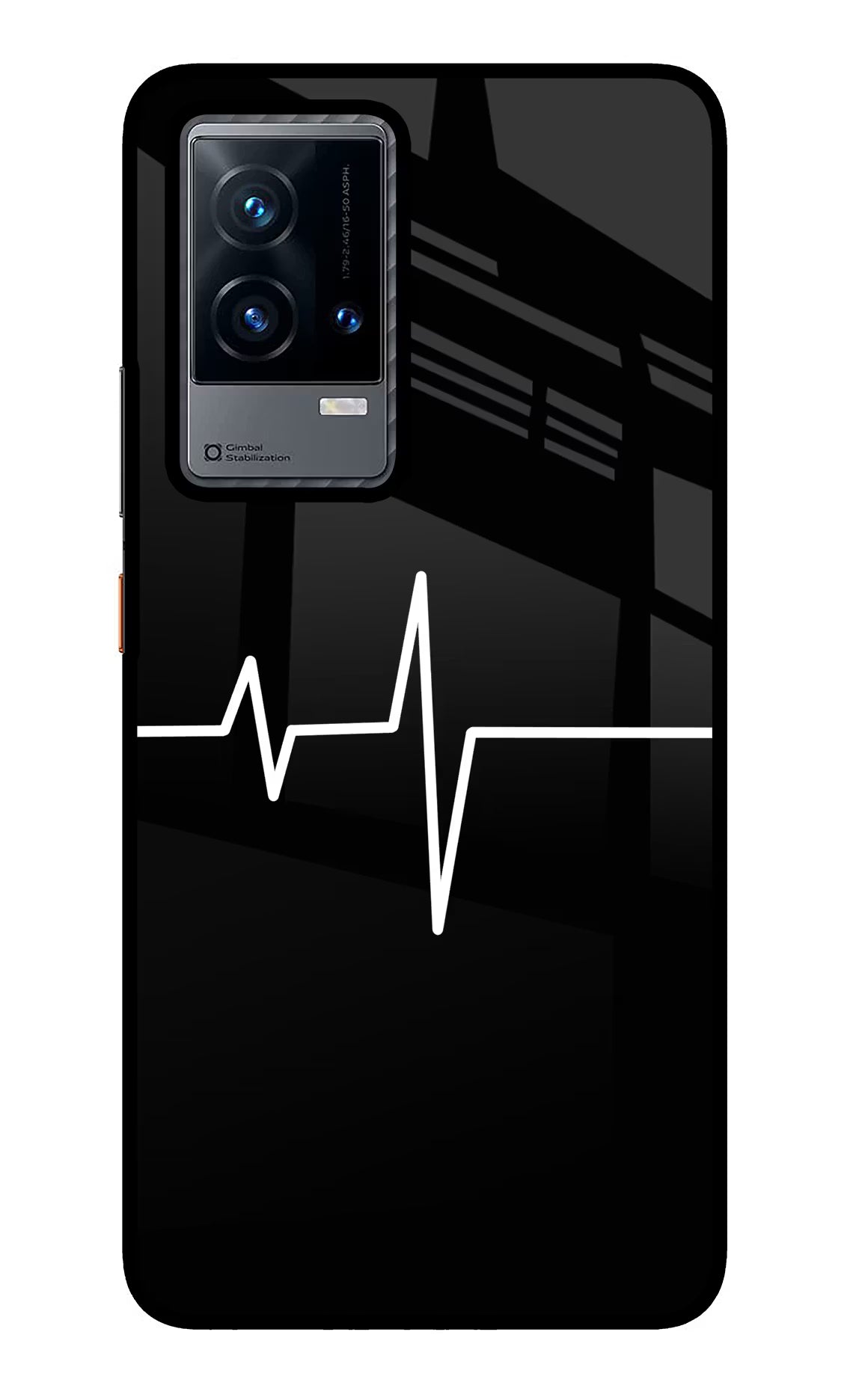 Heart Beats iQOO 9 5G Glass Case - Heart Beats iQOO 9 5G Glass Case Heart Beats iQOO 9 5G Glass Case