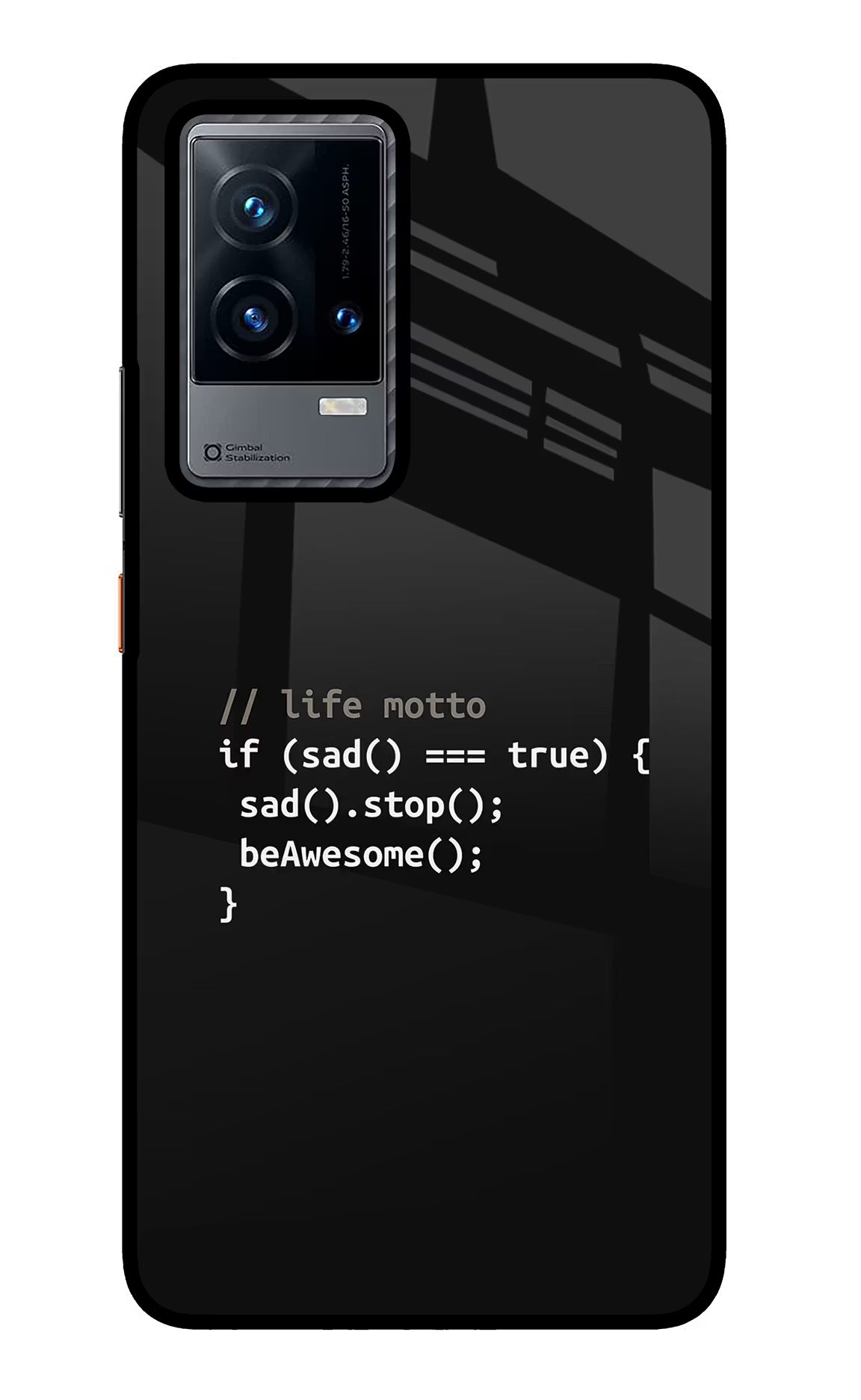 Life Motto Code iQOO 9 5G Glass Case - Life Motto Code iQOO 9 5G Glass Case Life Motto Code iQOO 9 5G Glass Case