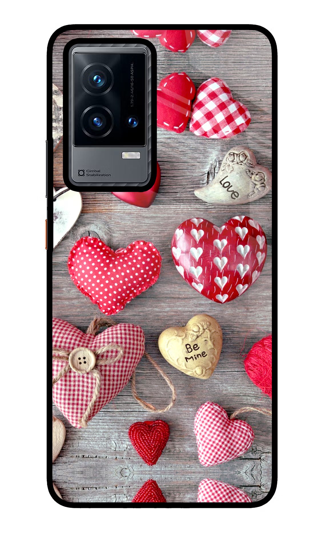 Love Wallpaper iQOO 9 5G Back Cover - Love Wallpaper iQOO 9 5G Glass Case Back Cover by Casekaro Love Wallpaper iQOO 9 5G Glass Case Back Cover by Casekaro