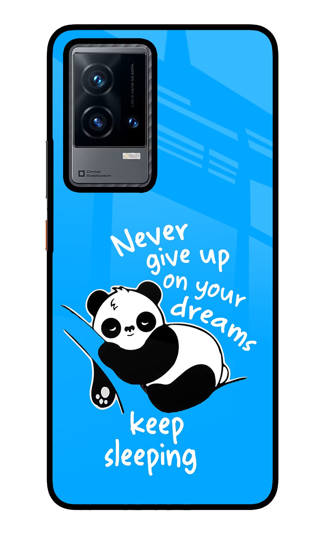 Keep Sleeping iQOO 9 5G Back Cover - Keep Sleeping iQOO 9 5G Glass Case Back Cover by Casekaro Keep Sleeping iQOO 9 5G Glass Case Back Cover by Casekaro