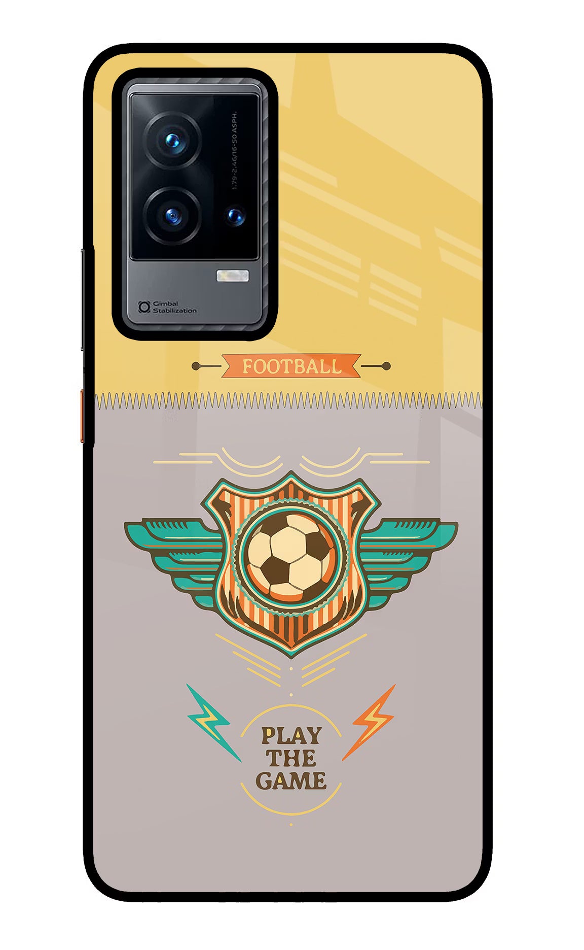 Football iQOO 9 5G Glass Case - Football iQOO 9 5G Glass Case Football iQOO 9 5G Glass Case