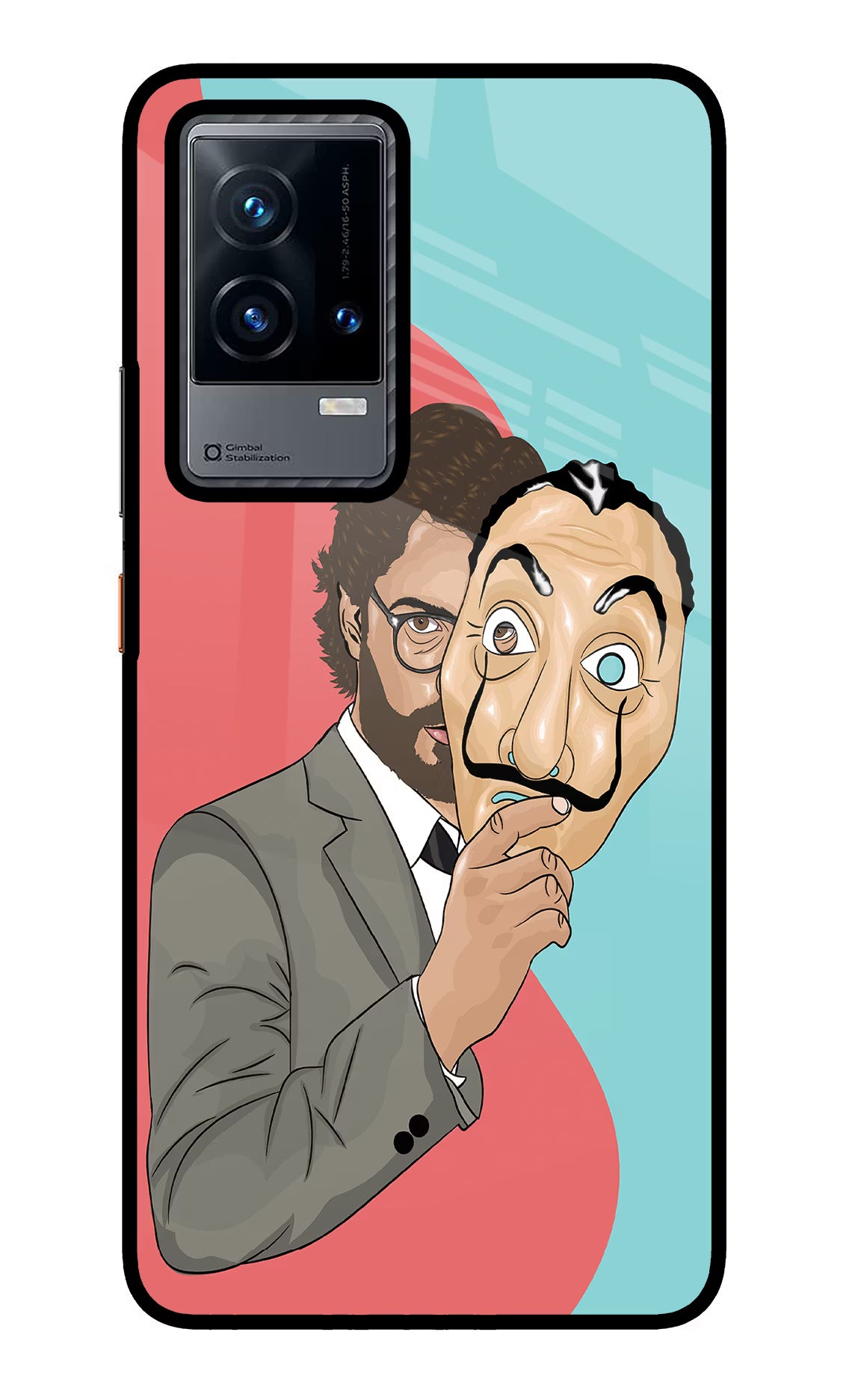 Professor iQOO 9 5G Glass Case - Professor iQOO 9 5G Glass Case Professor iQOO 9 5G Glass Case