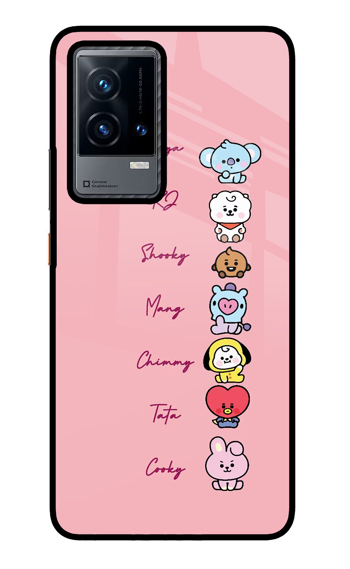 BTS names iQOO 9 5G Back Cover - BTS names iQOO 9 5G Glass Case Back Cover by Casekaro BTS names iQOO 9 5G Glass Case Back Cover by Casekaro