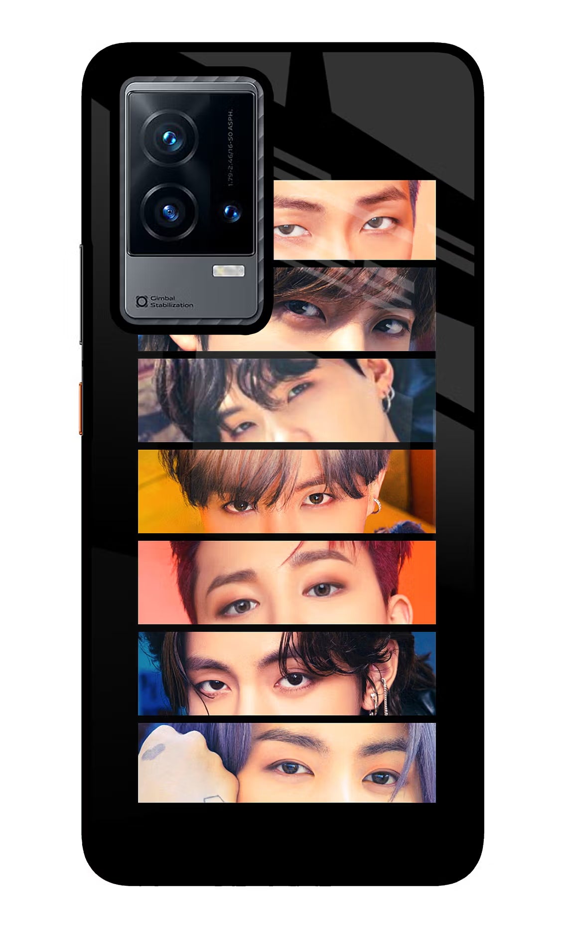 BTS Eyes iQOO 9 5G Glass Case - BTS Eyes iQOO 9 5G Glass Case BTS Eyes iQOO 9 5G Glass Case