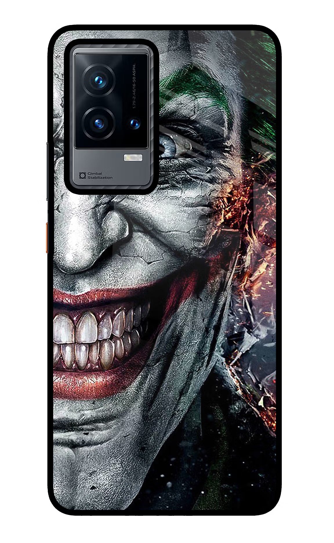 Joker Cam iQOO 9 5G Glass Case - Joker Cam iQOO 9 5G Glass Case Joker Cam iQOO 9 5G Glass Case