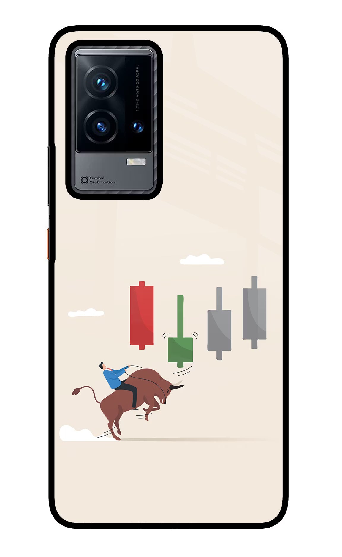 Bull Trading Momentum iQOO 9 5G Glass Case - Bull Trading Momentum iQOO 9 5G Glass Case Bull Trading Momentum iQOO 9 5G Glass Case