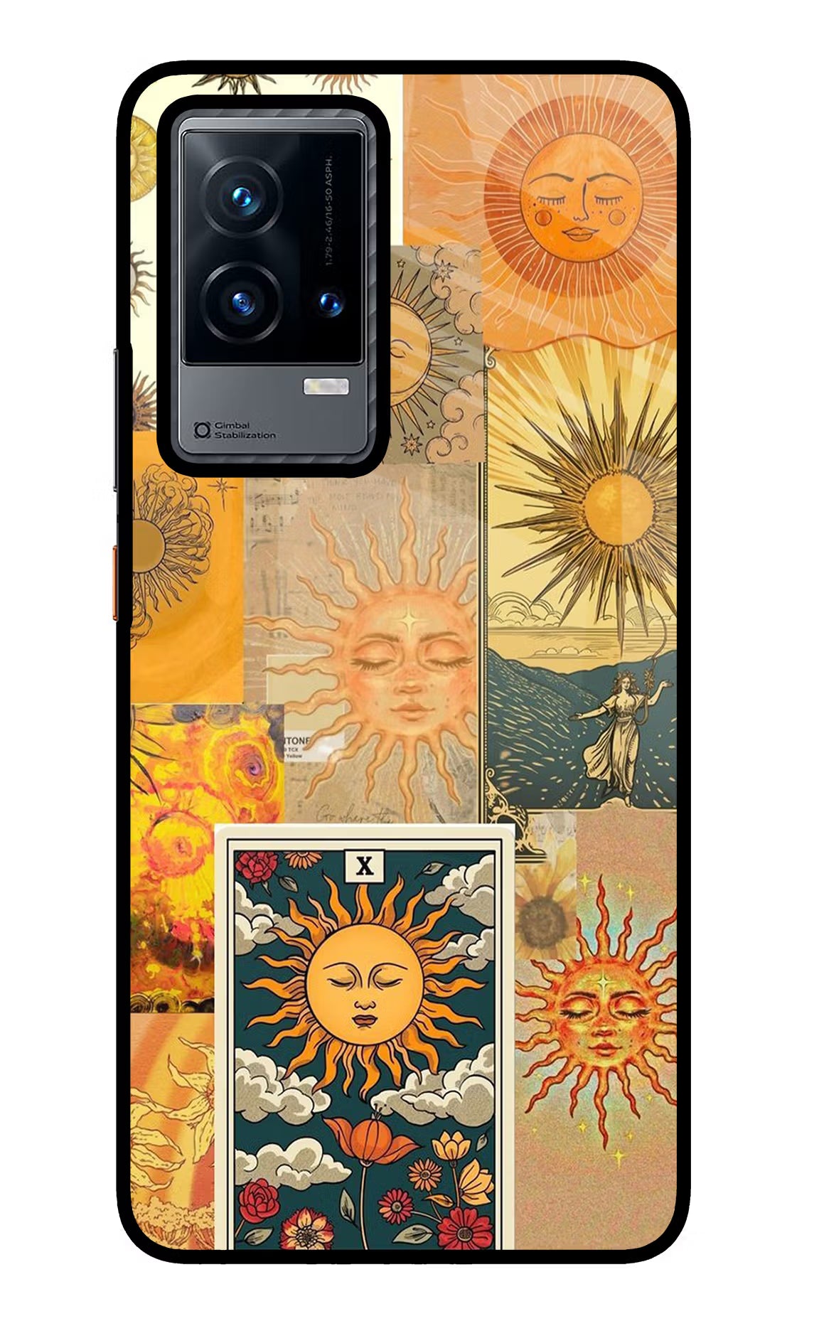 Sun iQOO 9 5G Glass Case - Sun iQOO 9 5G Glass Case Sun iQOO 9 5G Glass Case