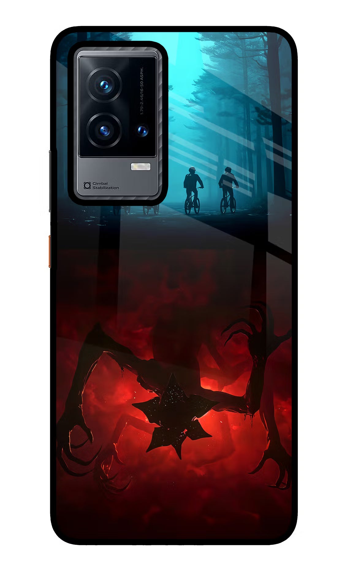 Ordinary Things Downside Up iQOO 9 5G Back Cover - Ordinary Things Downside Up iQOO 9 5G Glass Case Back Cover by Casekaro Ordinary Things Downside Up iQOO 9 5G Glass Case Back Cover by Casekaro