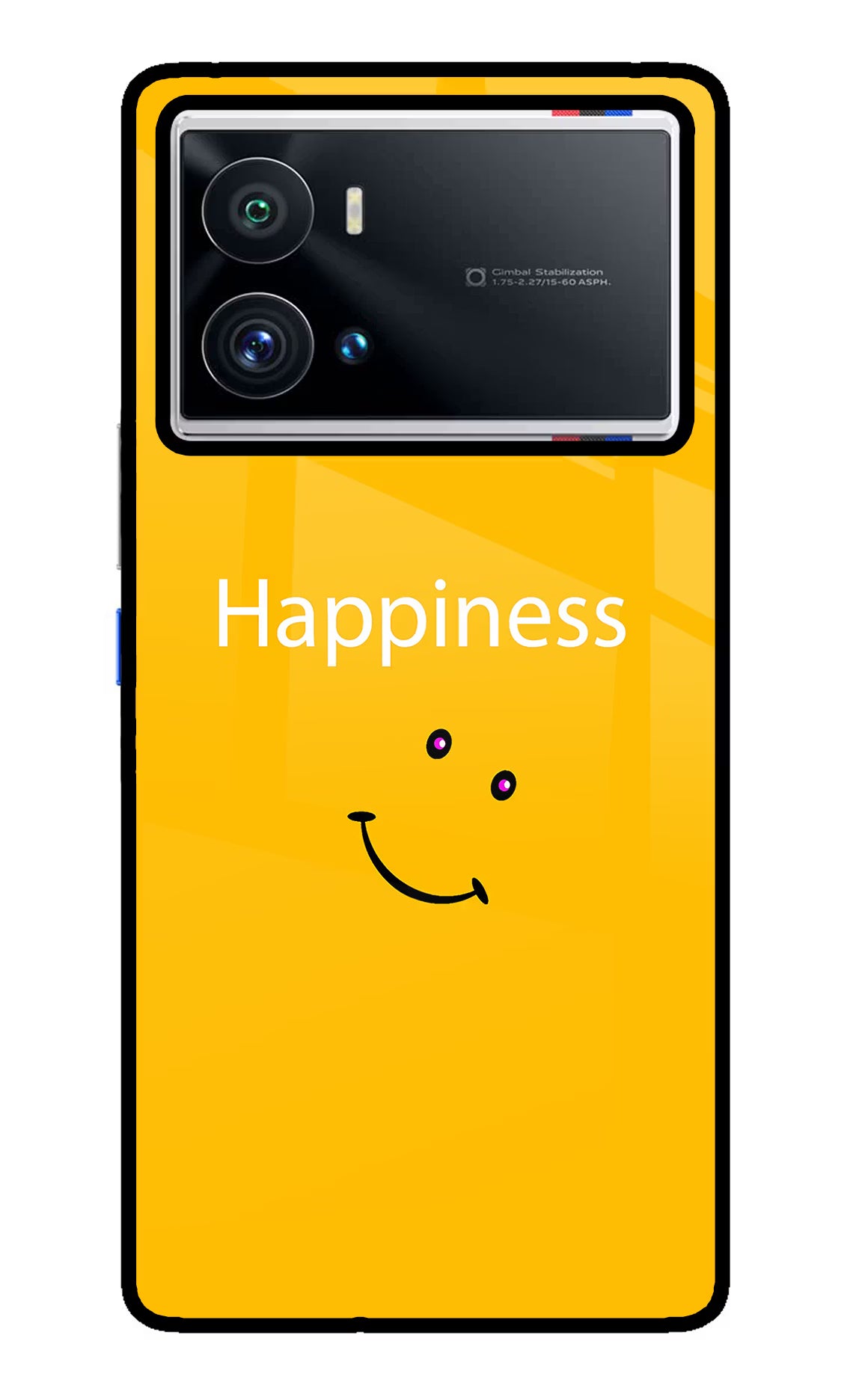 Happiness With Smiley iQOO 9 Pro 5G Back Cover - Happiness With Smiley iQOO 9 Pro 5G Glass Case Back Cover by Casekaro Happiness With Smiley iQOO 9 Pro 5G Glass Case Back Cover by Casekaro
