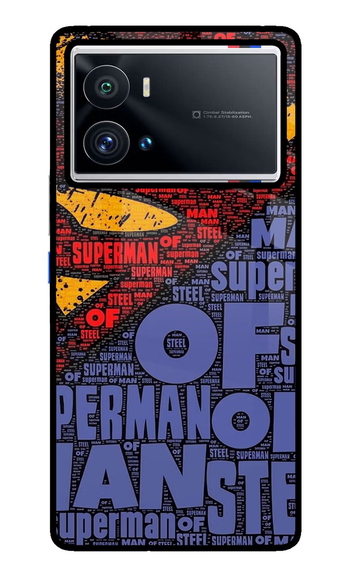Superman iQOO 9 Pro 5G Back Cover - Superman iQOO 9 Pro 5G Glass Case Back Cover by Casekaro Superman iQOO 9 Pro 5G Glass Case Back Cover by Casekaro