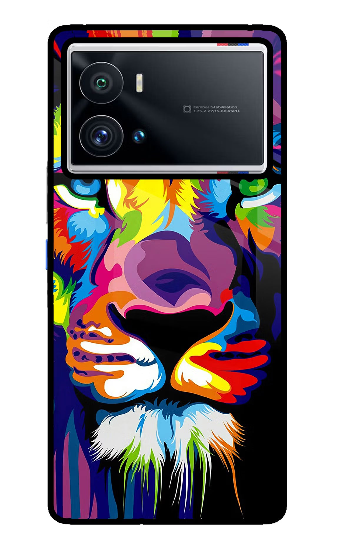 Lion iQOO 9 Pro 5G Back Cover - Lion iQOO 9 Pro 5G Glass Case Back Cover by Casekaro Lion iQOO 9 Pro 5G Glass Case Back Cover by Casekaro