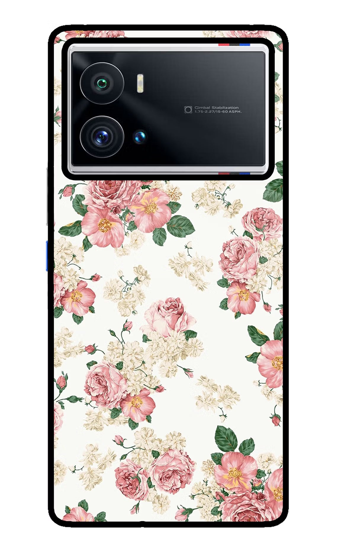 Flowers iQOO 9 Pro 5G Back Cover - Flowers iQOO 9 Pro 5G Glass Case Back Cover by Casekaro Flowers iQOO 9 Pro 5G Glass Case Back Cover by Casekaro