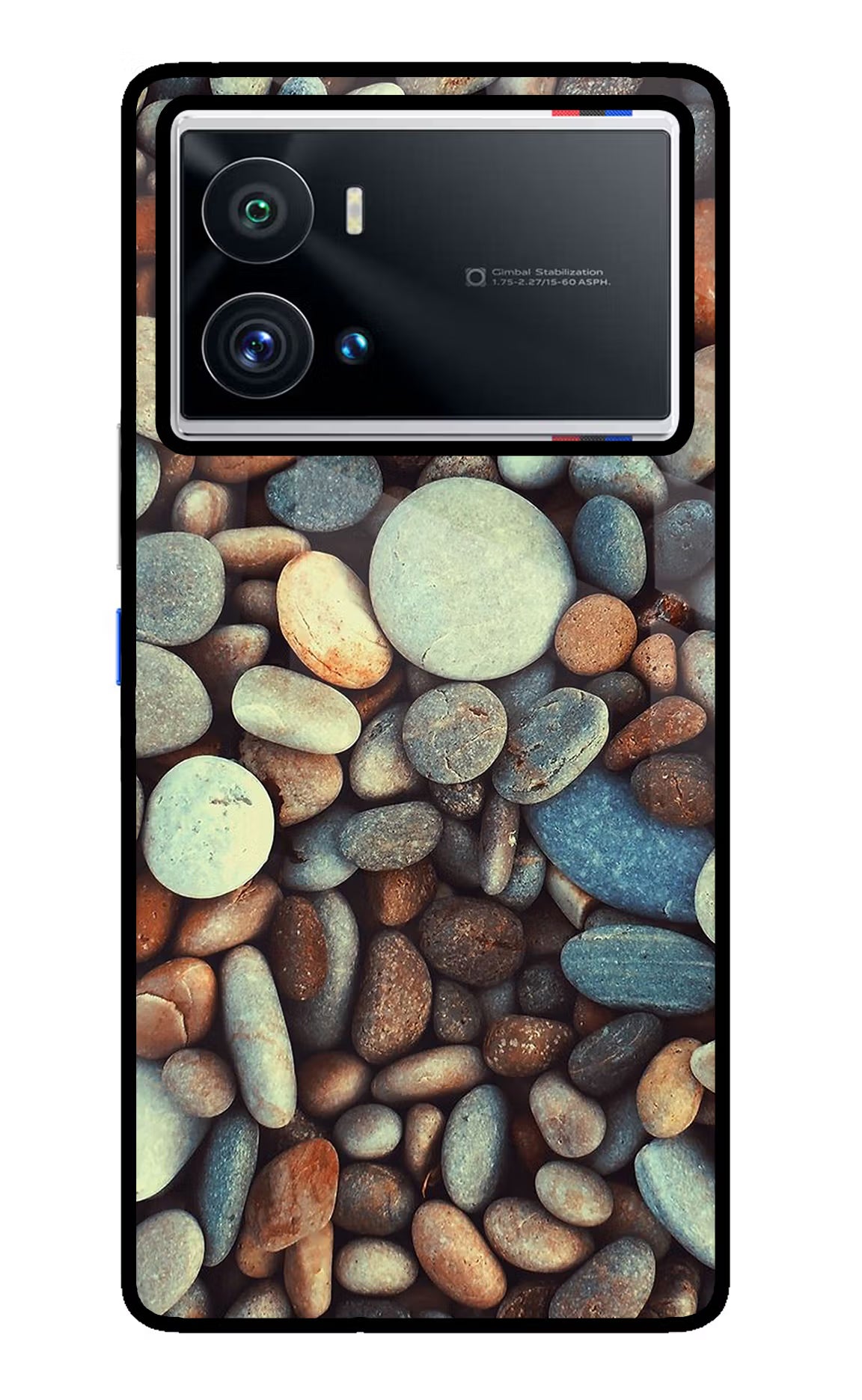 Pebble iQOO 9 Pro 5G Back Cover - Pebble iQOO 9 Pro 5G Glass Case Back Cover by Casekaro Pebble iQOO 9 Pro 5G Glass Case Back Cover by Casekaro
