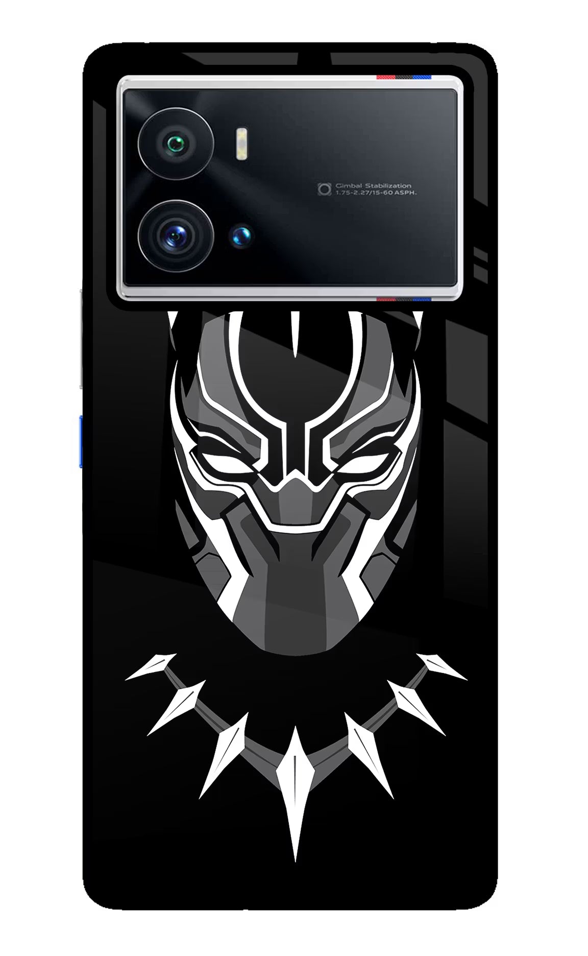 Black Panther iQOO 9 Pro 5G Back Cover - Black Panther iQOO 9 Pro 5G Glass Case Back Cover by Casekaro Black Panther iQOO 9 Pro 5G Glass Case Back Cover by Casekaro