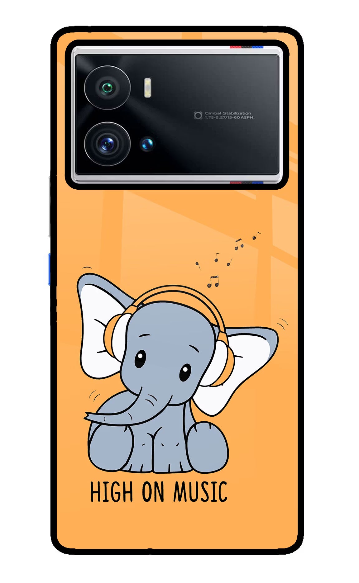 High On Music iQOO 9 Pro 5G Back Cover - High On Music iQOO 9 Pro 5G Glass Case Back Cover by Casekaro High On Music iQOO 9 Pro 5G Glass Case Back Cover by Casekaro